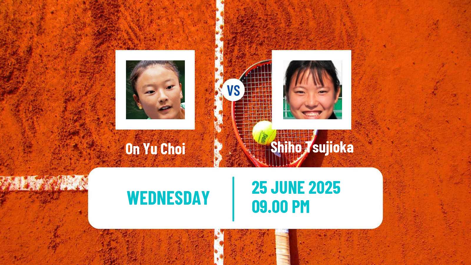 Tennis ITF W15 Sapporo 2 Women On Yu Choi - Shiho Tsujioka