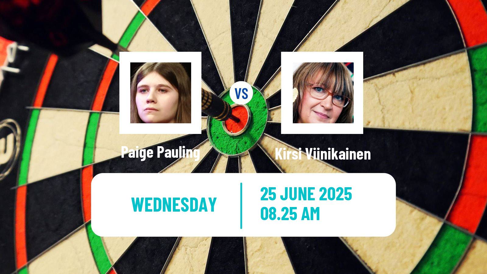 Darts Modus Super Series Paige Pauling - Kirsi Viinikainen