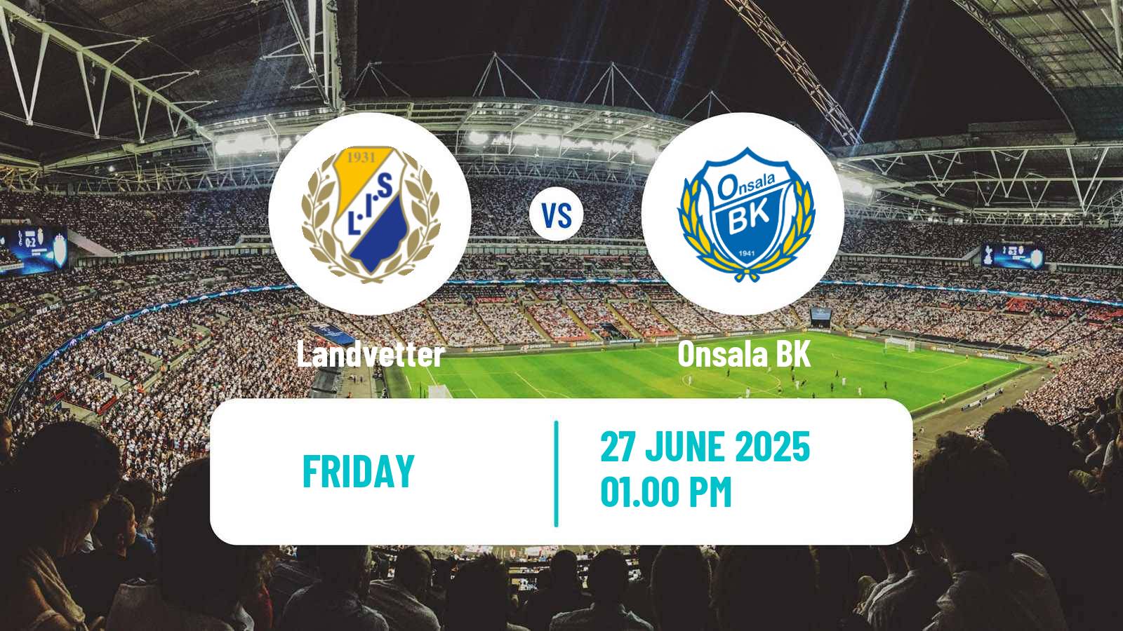 Soccer Swedish Division 2 - Västra Götaland Landvetter - Onsala