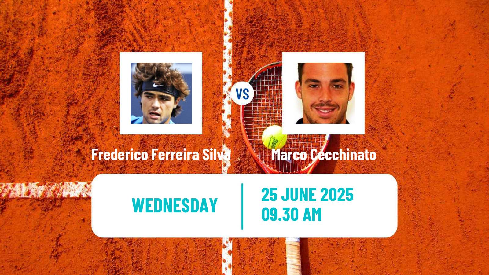 Tennis Milan Challenger Men Frederico Ferreira Silva - Marco Cecchinato