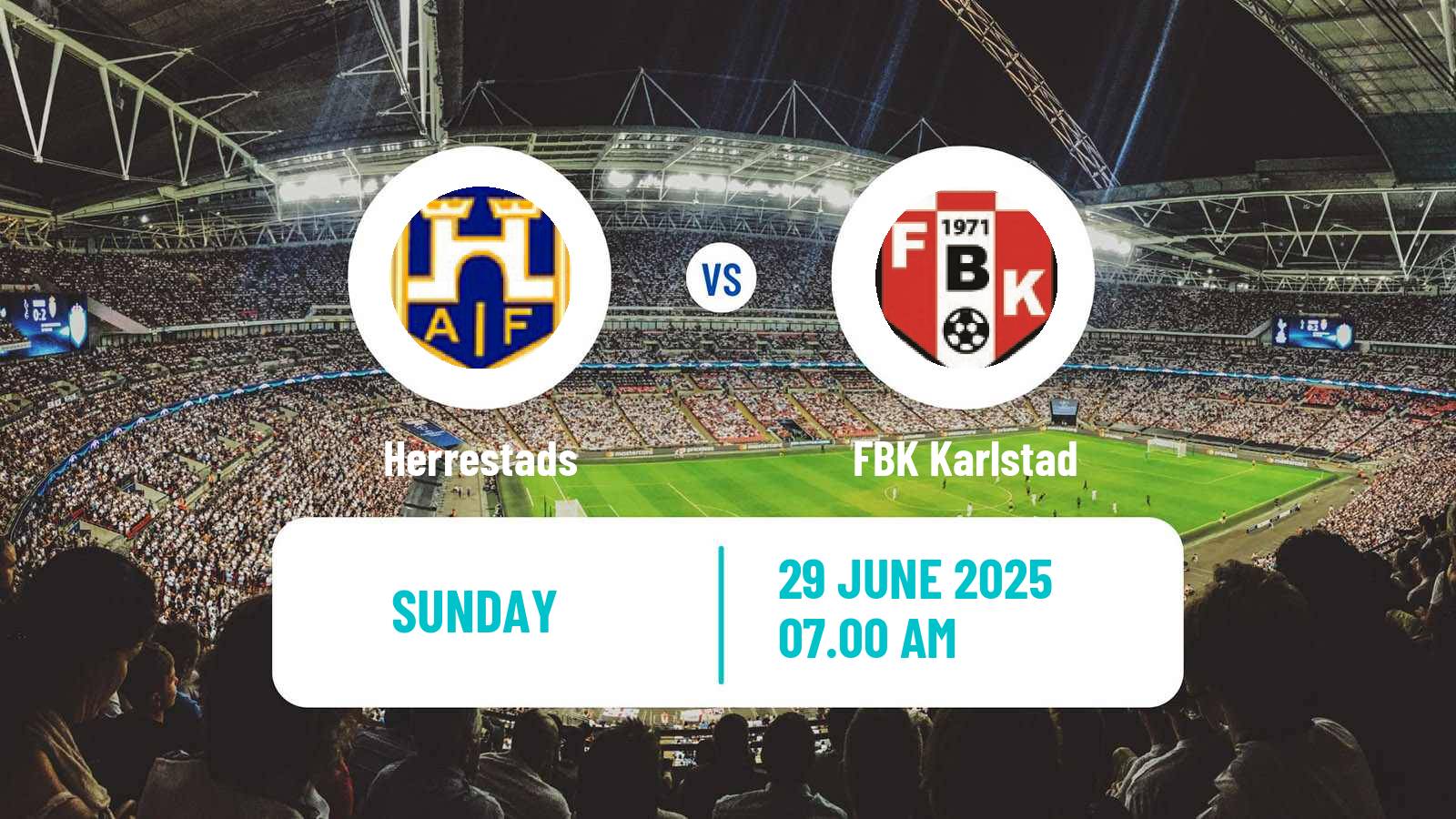 Soccer Swedish Division 2 - Norra Götaland Herrestads - FBK Karlstad