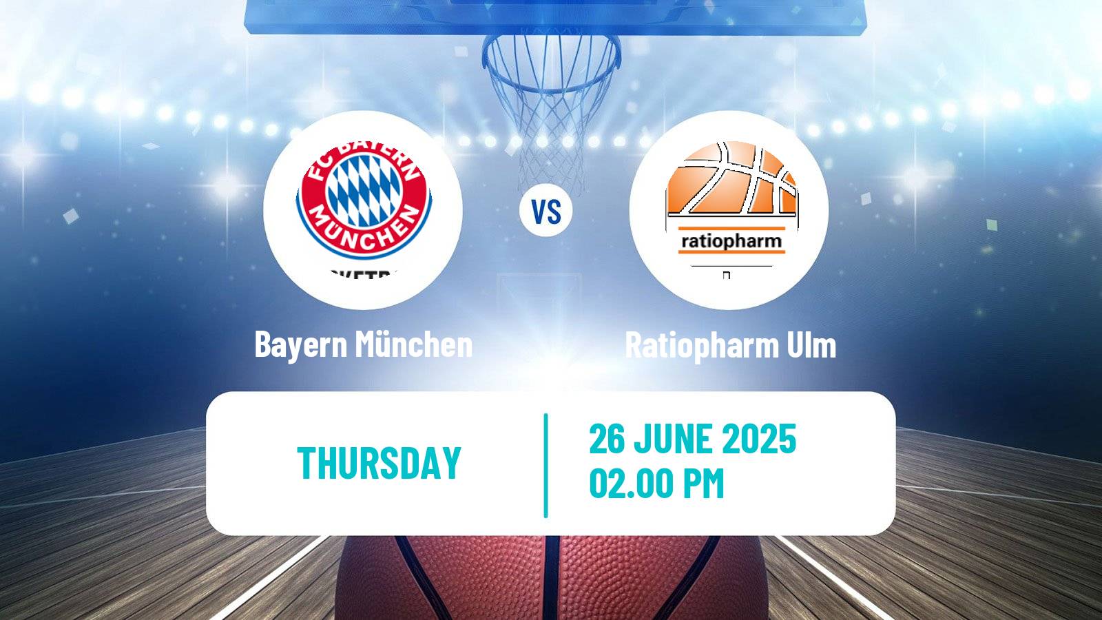 Basketball German BBL Bayern München - Ratiopharm Ulm