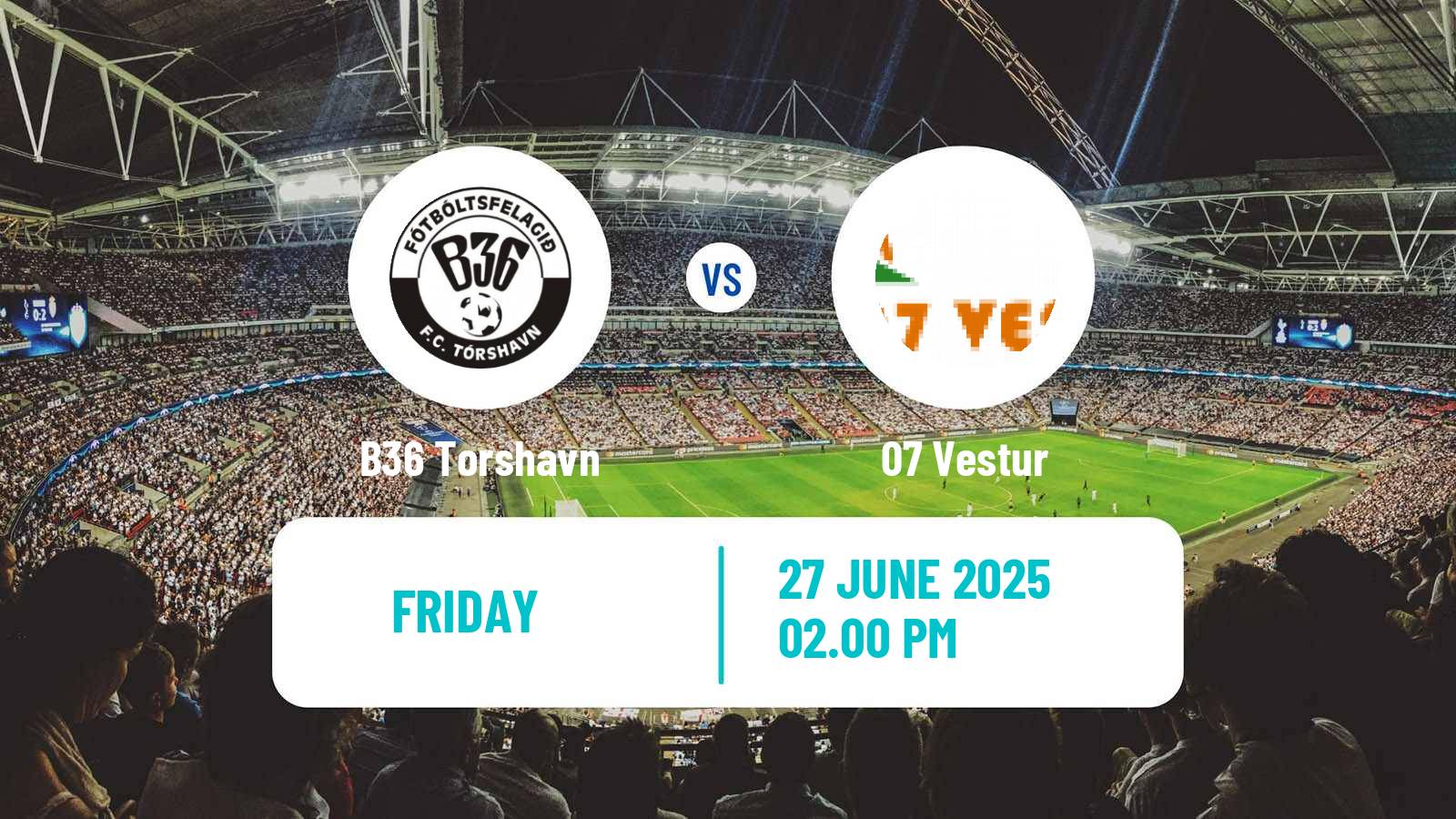 Soccer Faroe Islands Premier League B36 Torshavn - 07 Vestur