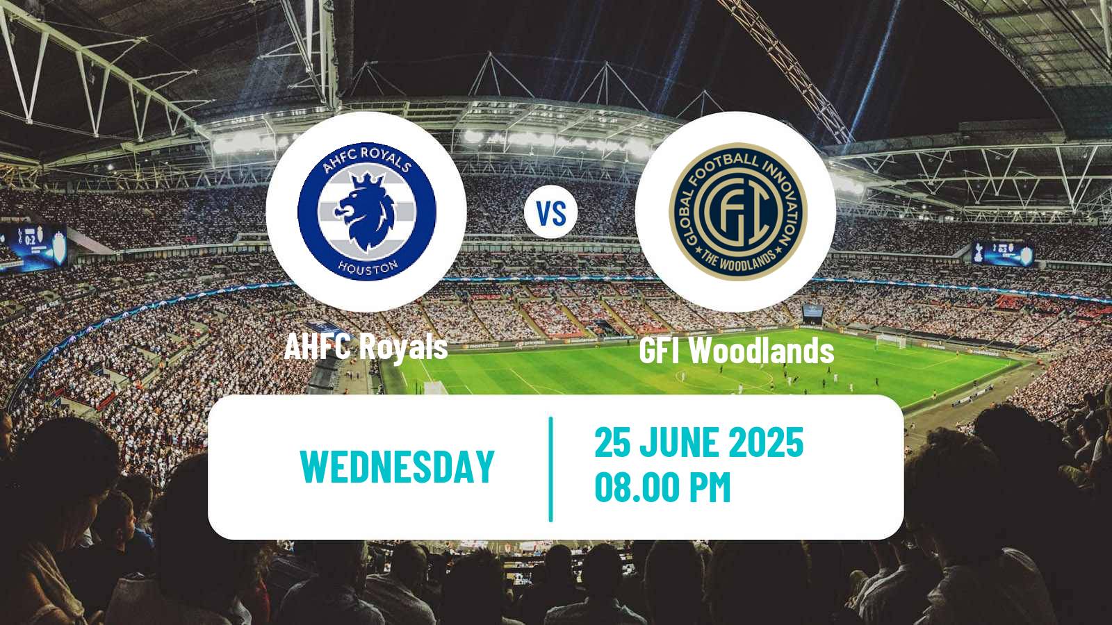 Soccer USL League Two AHFC Royals - GFI Woodlands