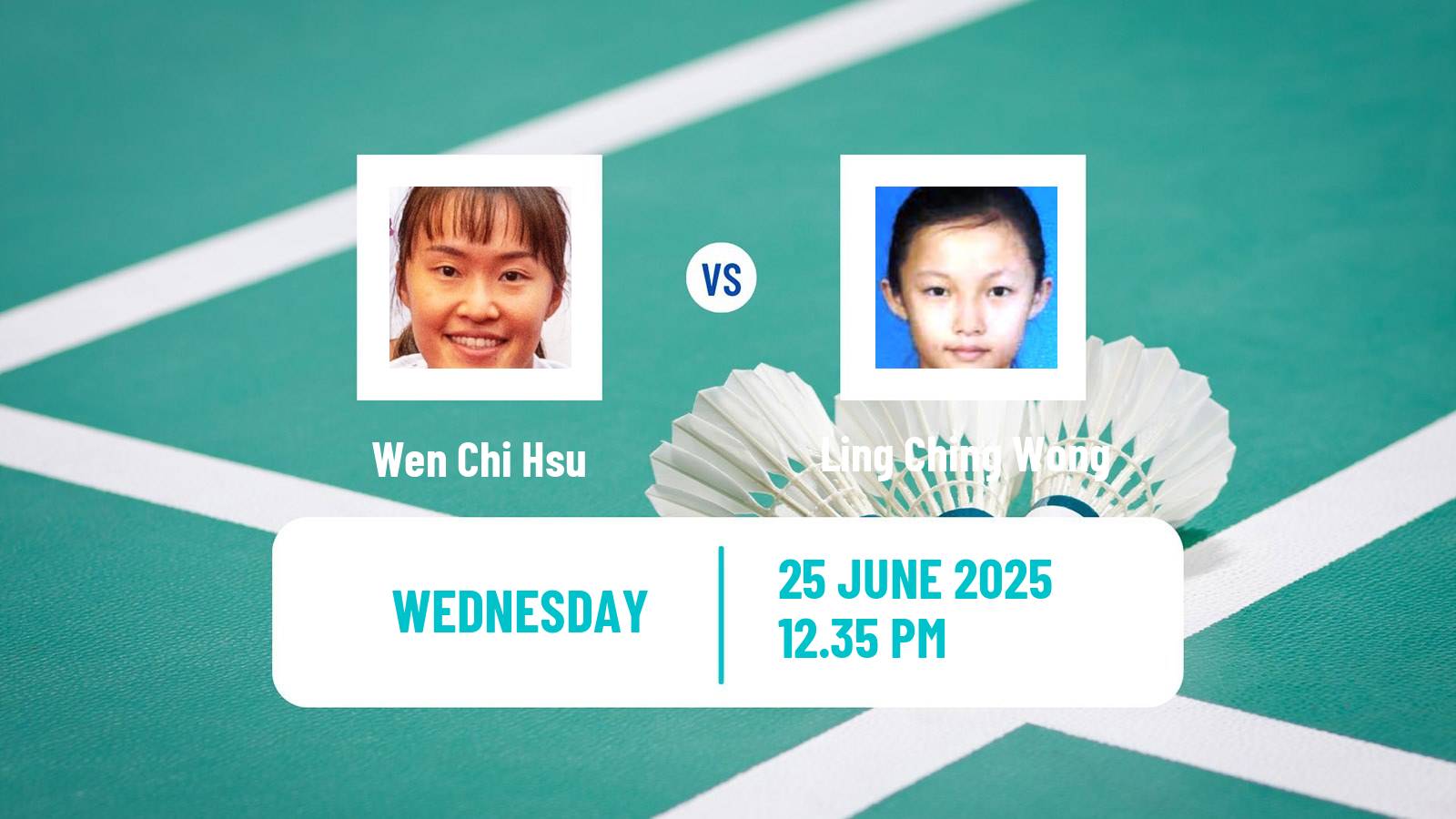 Badminton BWF World Tour Us Open Women Wen Chi Hsu - Ling Ching Wong
