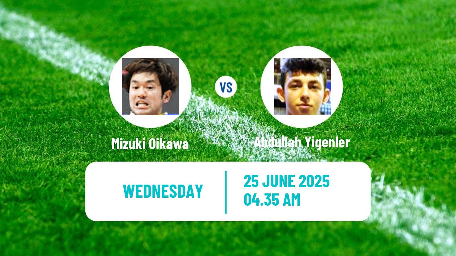 Table tennis Wtt Contender Zagreb Men Mizuki Oikawa - Abdullah Yigenler