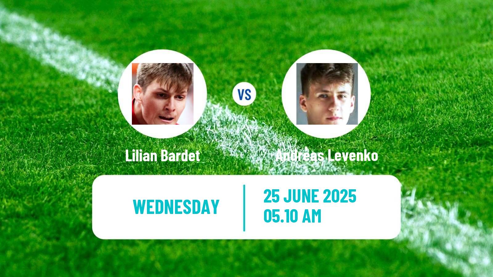 Table tennis Wtt Contender Zagreb Men Lilian Bardet - Andreas Levenko