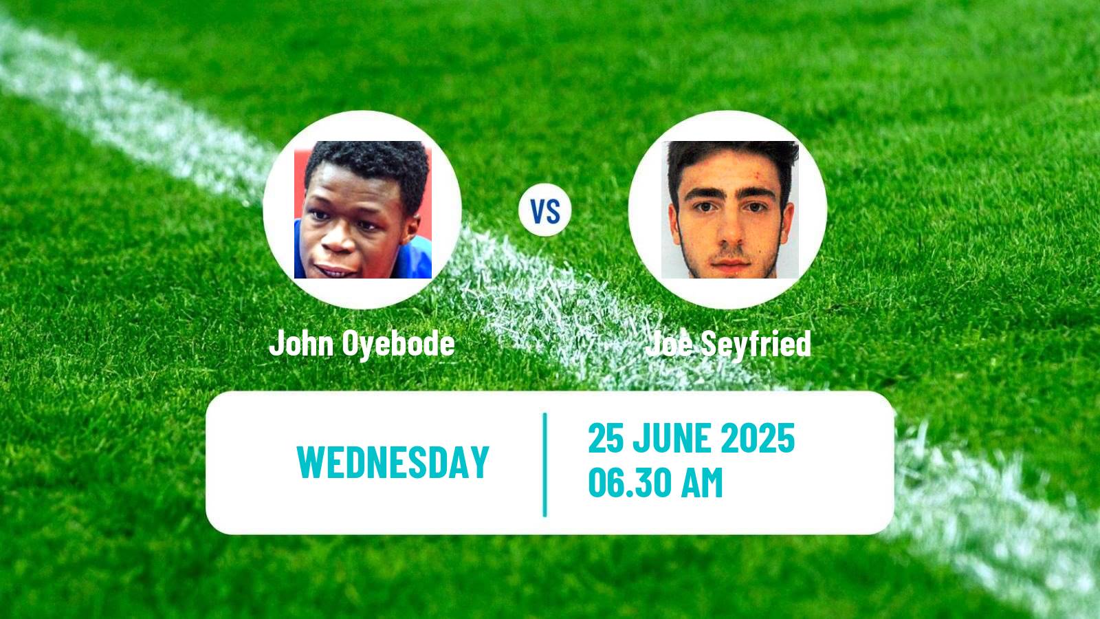 Table tennis Wtt Contender Zagreb Men John Oyebode - Joe Seyfried