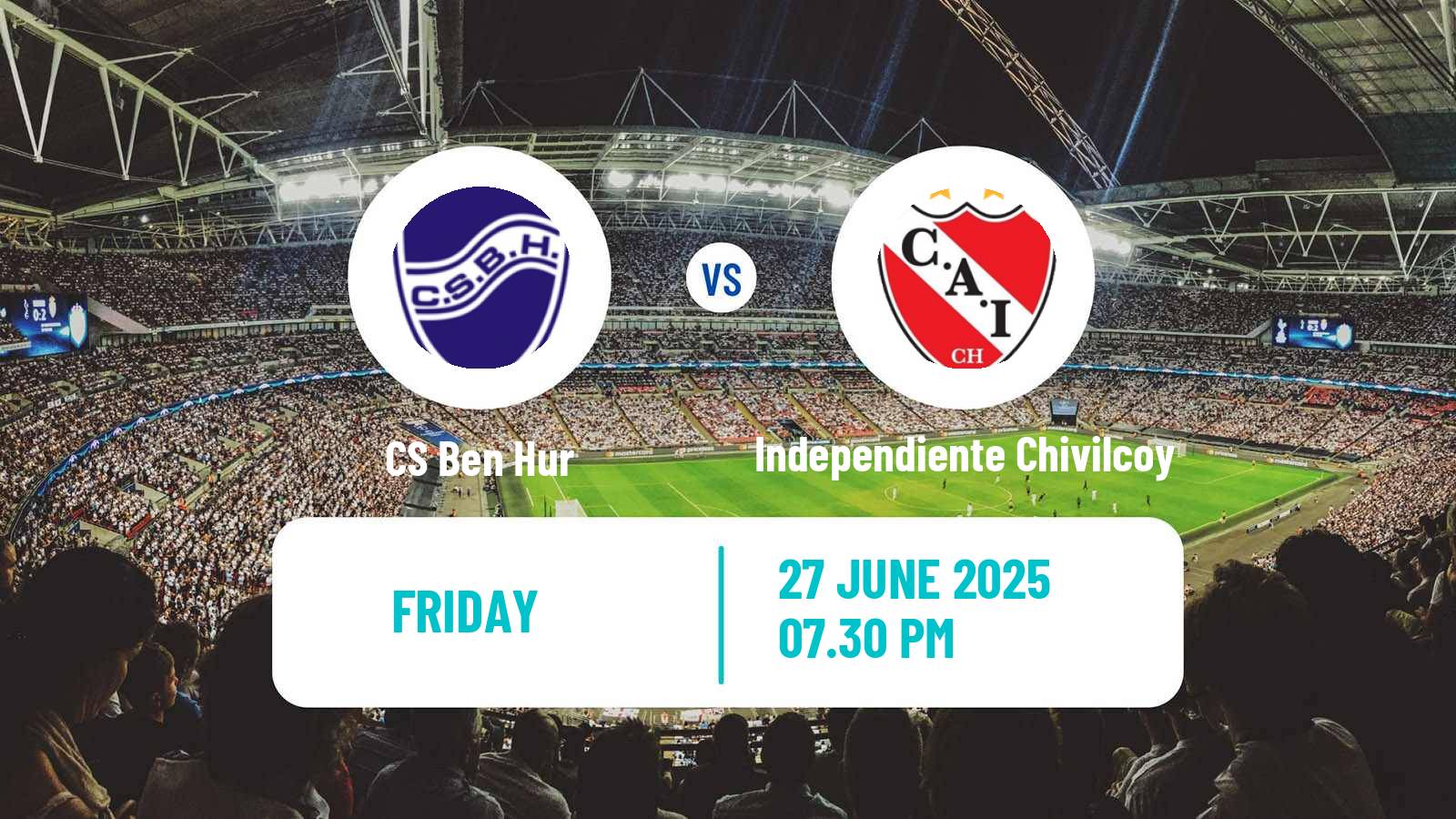 Soccer Argentinian Torneo Federal Ben Hur - Independiente Chivilcoy
