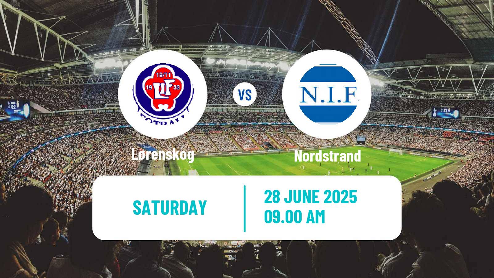 Soccer Norwegian Division 3 - Group 3 Lørenskog - Nordstrand