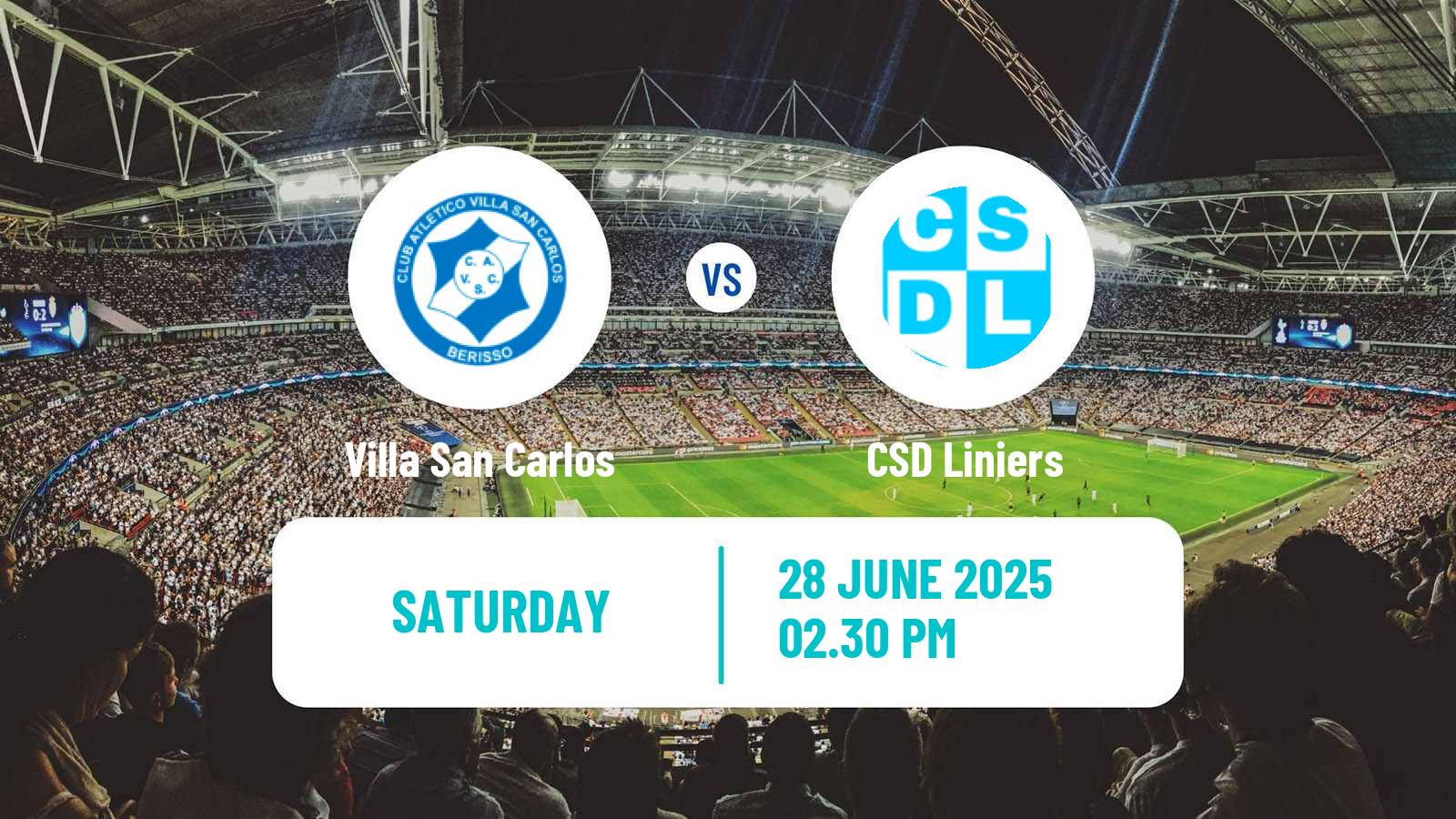 Soccer Argentinian Primera B Villa San Carlos - Liniers