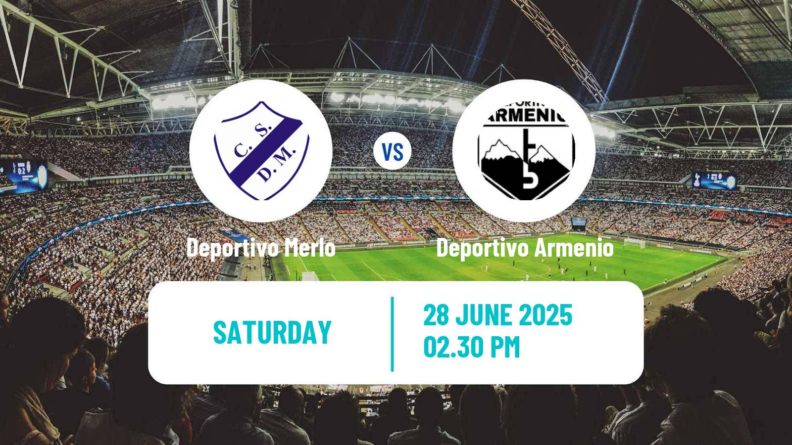 Soccer Argentinian Primera B Deportivo Merlo - Deportivo Armenio