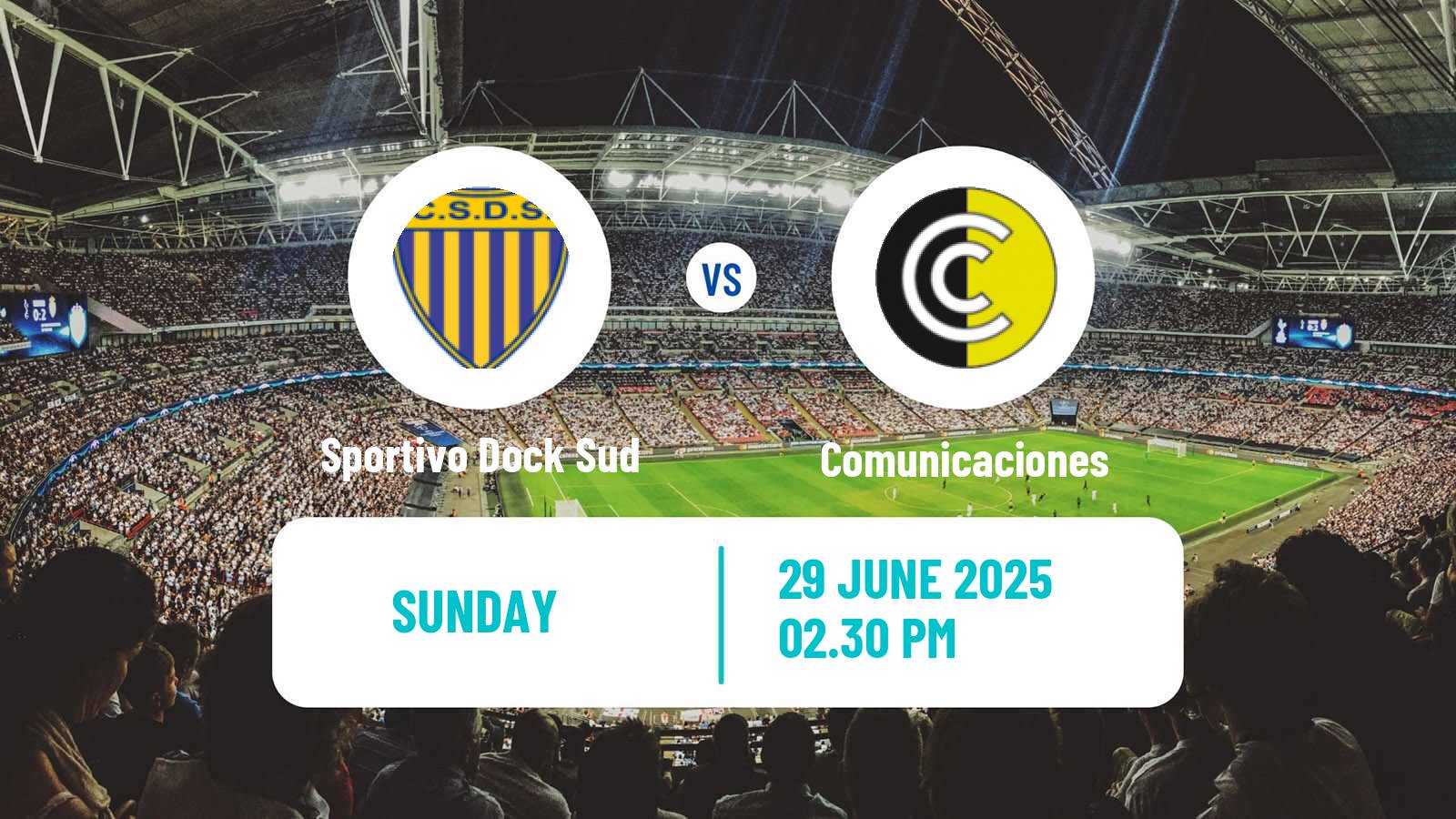 Soccer Argentinian Primera B Sportivo Dock Sud - Comunicaciones