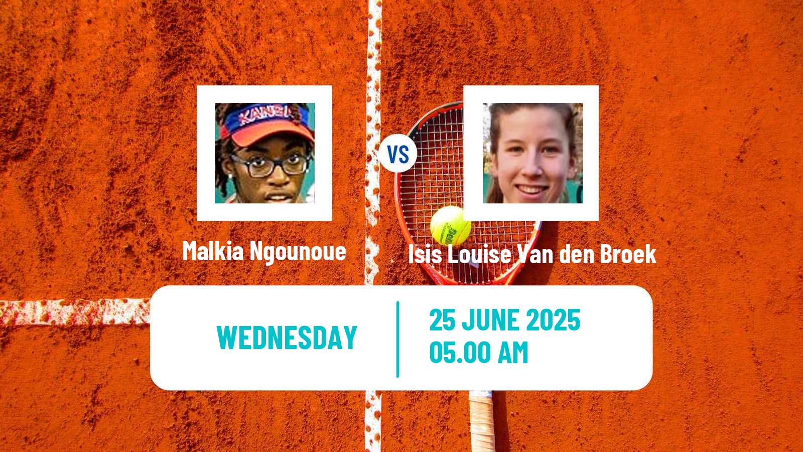 Tennis ITF W15 Alkmaar Women Malkia Ngounoue - Isis Louise Van den Broek