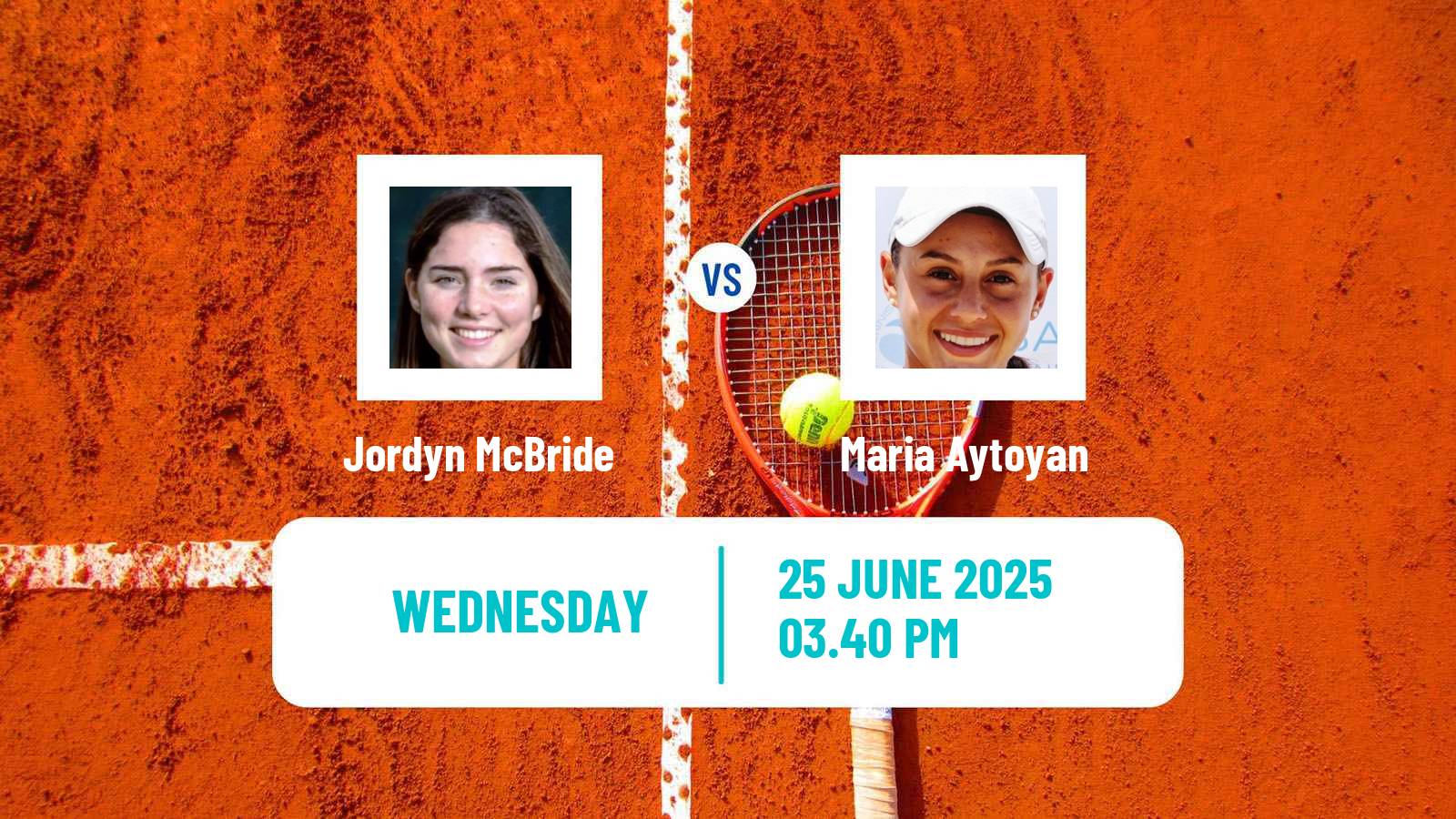 Tennis ITF W15 Lakewood Ca Women Jordyn McBride - Maria Aytoyan