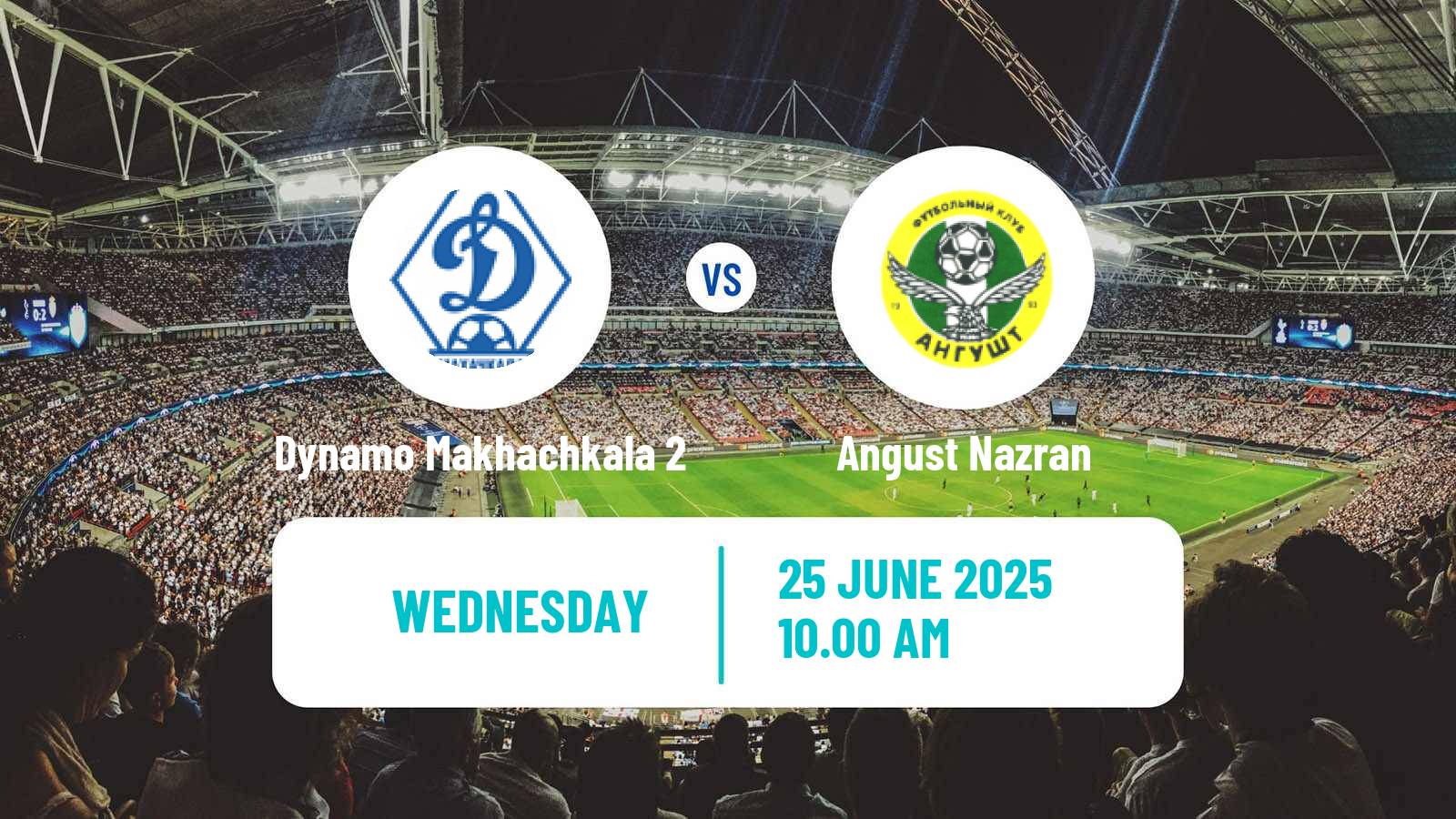 Soccer FNL 2 Division B Group 1 Dynamo Makhachkala 2 - Angust Nazran