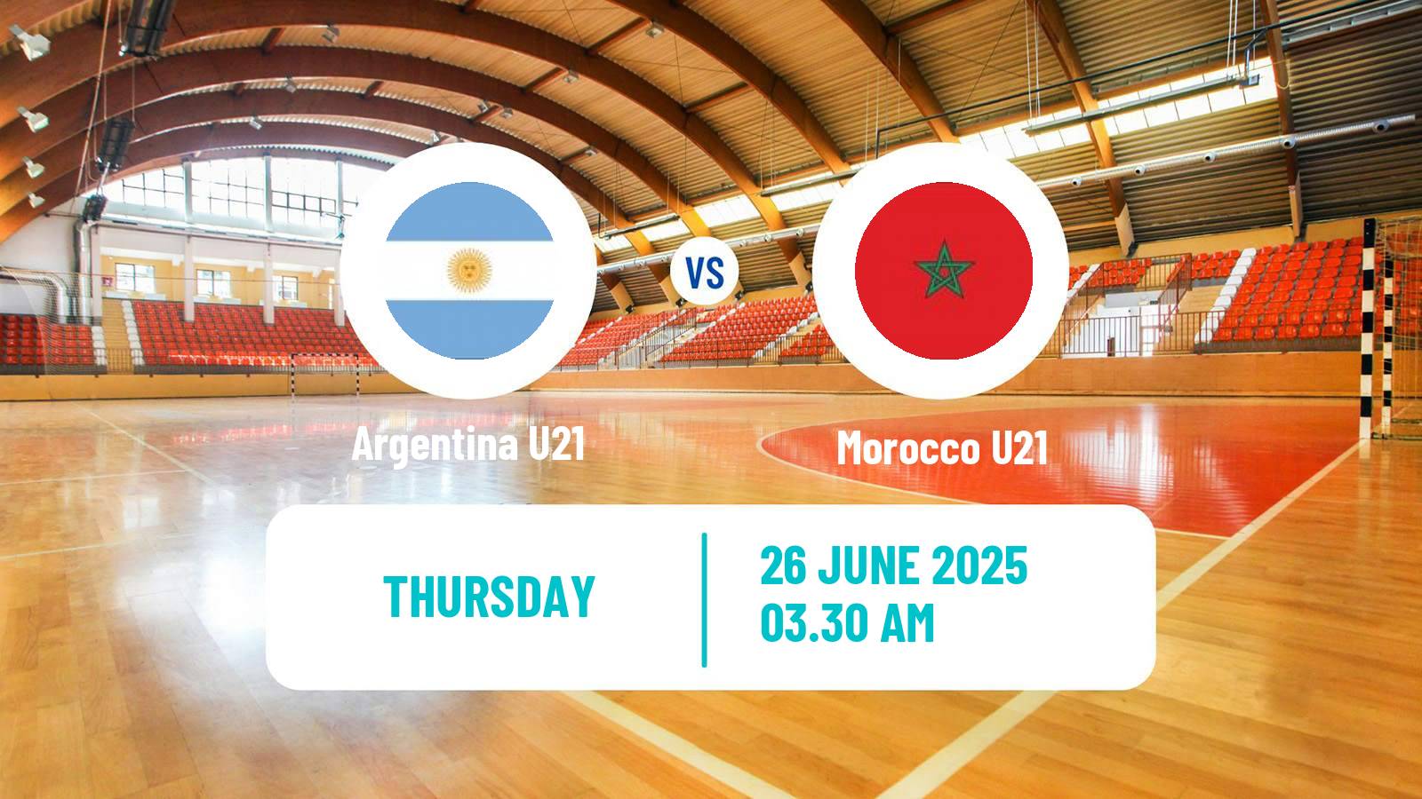 Handball World Championship U21 Handball Argentina U21 - Morocco U21