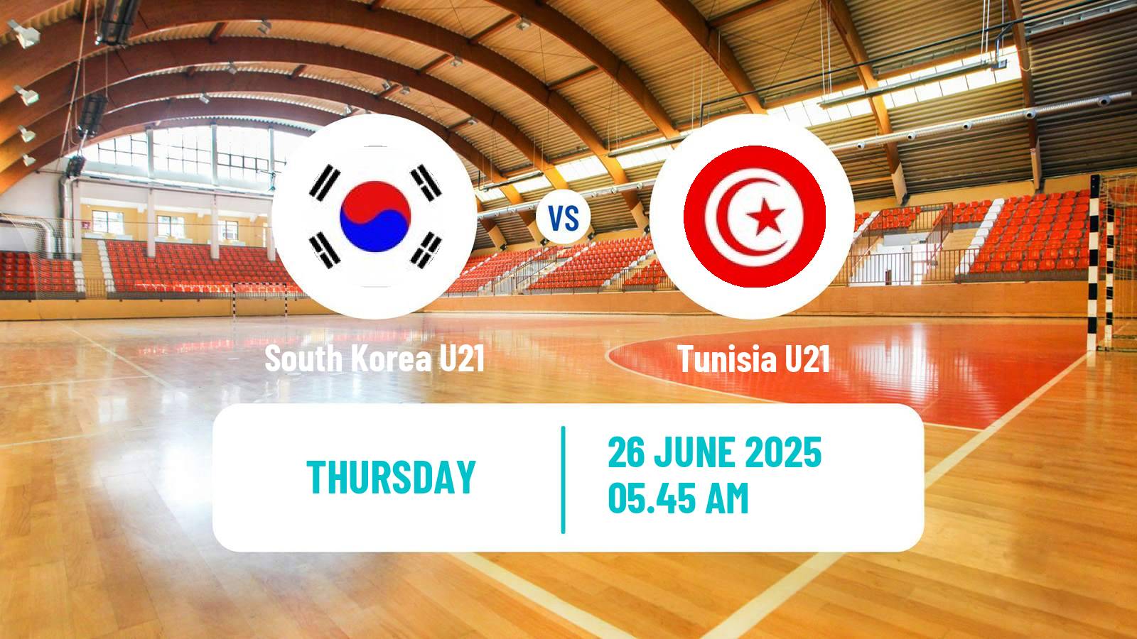 Handball World Championship U21 Handball South Korea U21 - Tunisia U21