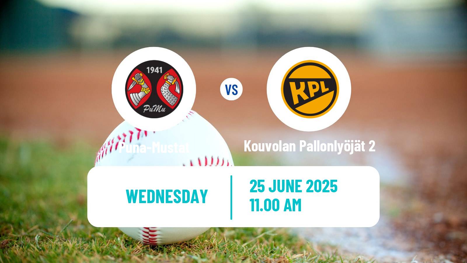 Pesapallo Finnish Ykköspesis Puna-Mustat - Kouvolan Pallonlyöjät 2