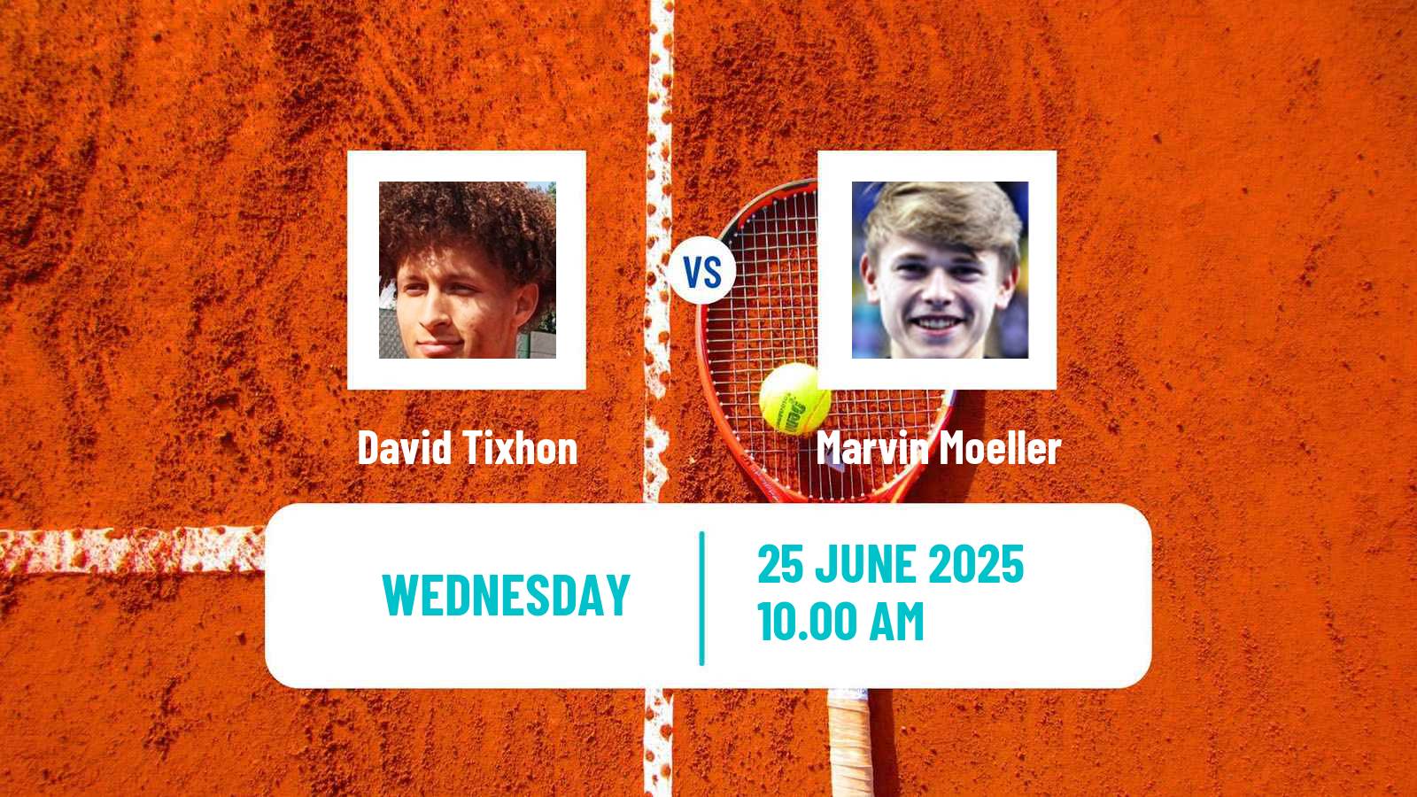Tennis ITF M25 Brussels Men David Tixhon - Marvin Moeller