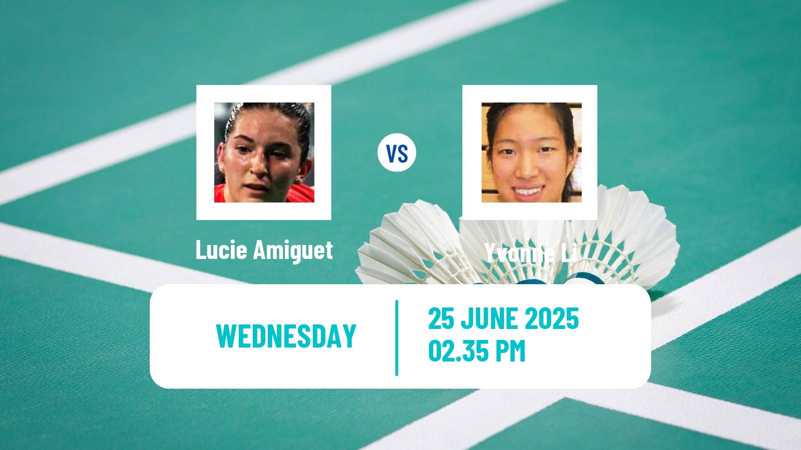 Badminton BWF World Tour Us Open Women Lucie Amiguet - Yvonne Li