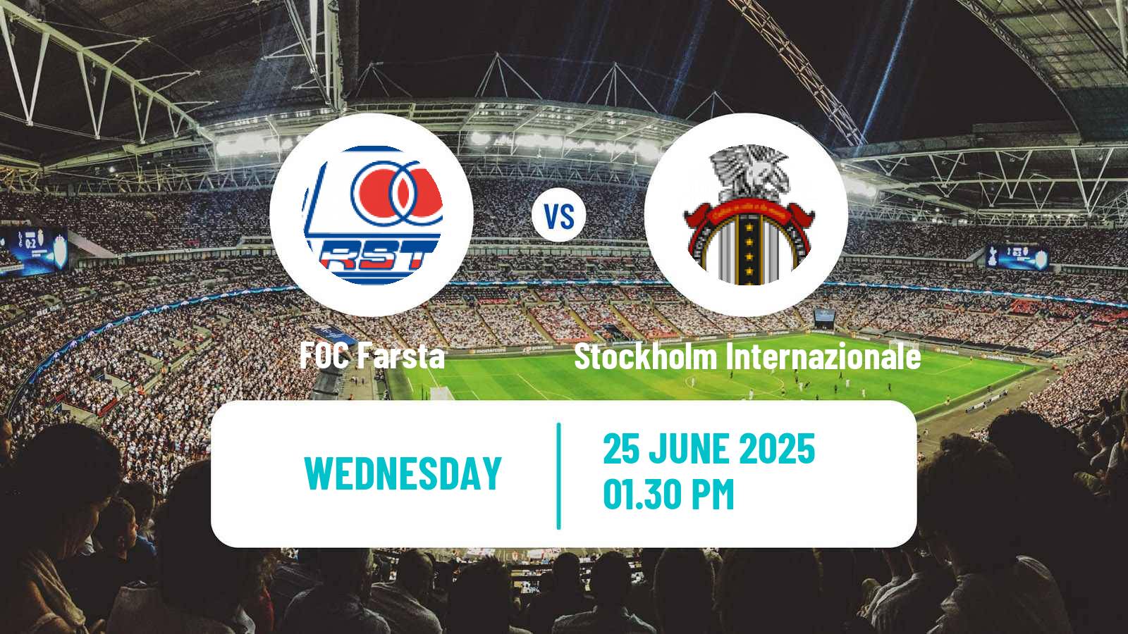 Soccer Svenska Cupen Farsta - Stockholm Internazionale