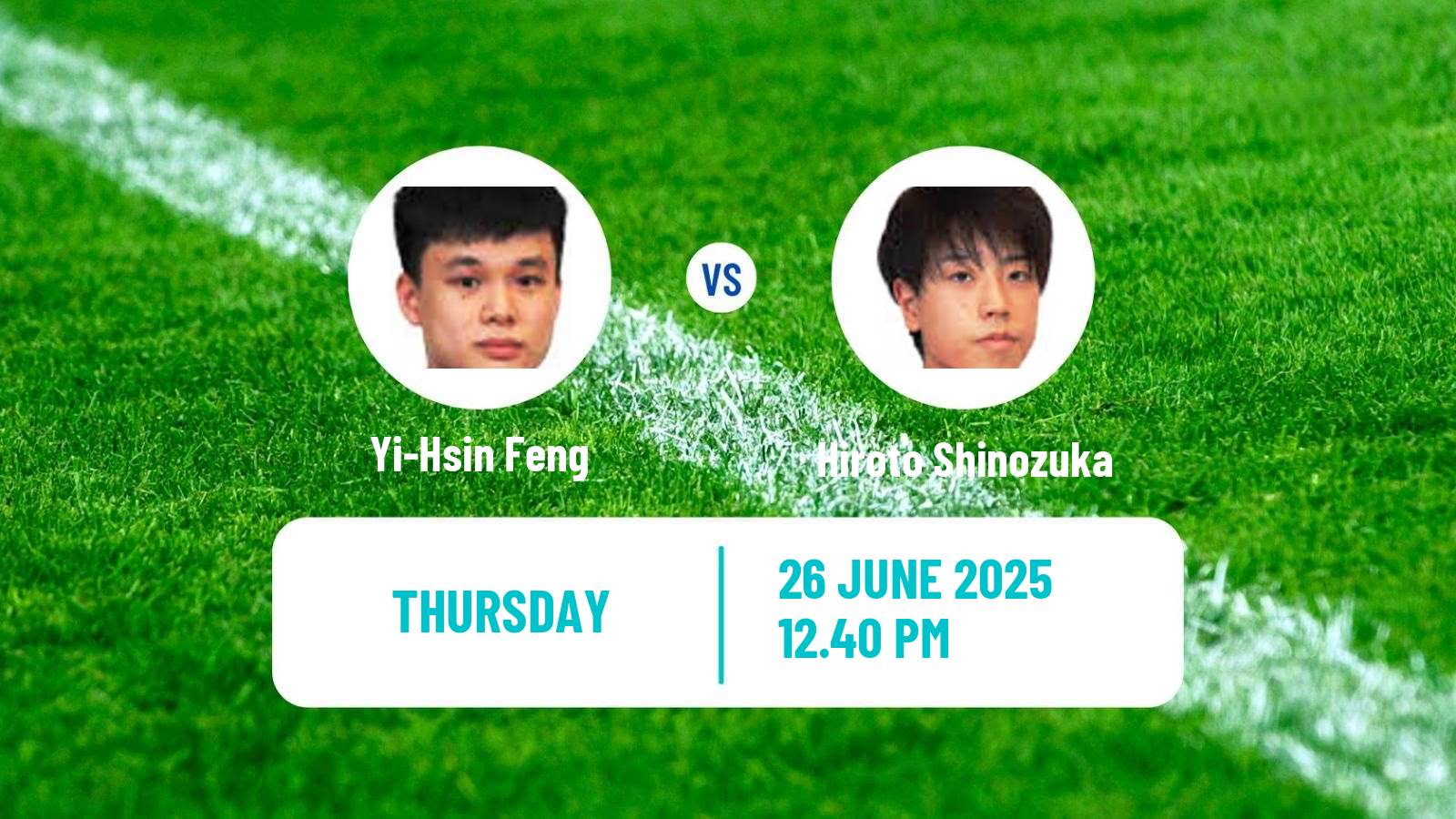 Table tennis Wtt Contender Zagreb Men Yi-Hsin Feng - Hiroto Shinozuka