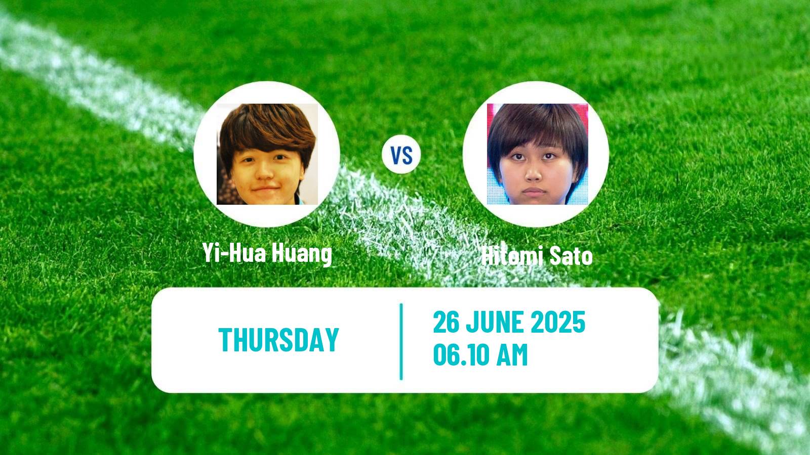 Table tennis Wtt Contender Zagreb Women Yi-Hua Huang - Hitomi Sato