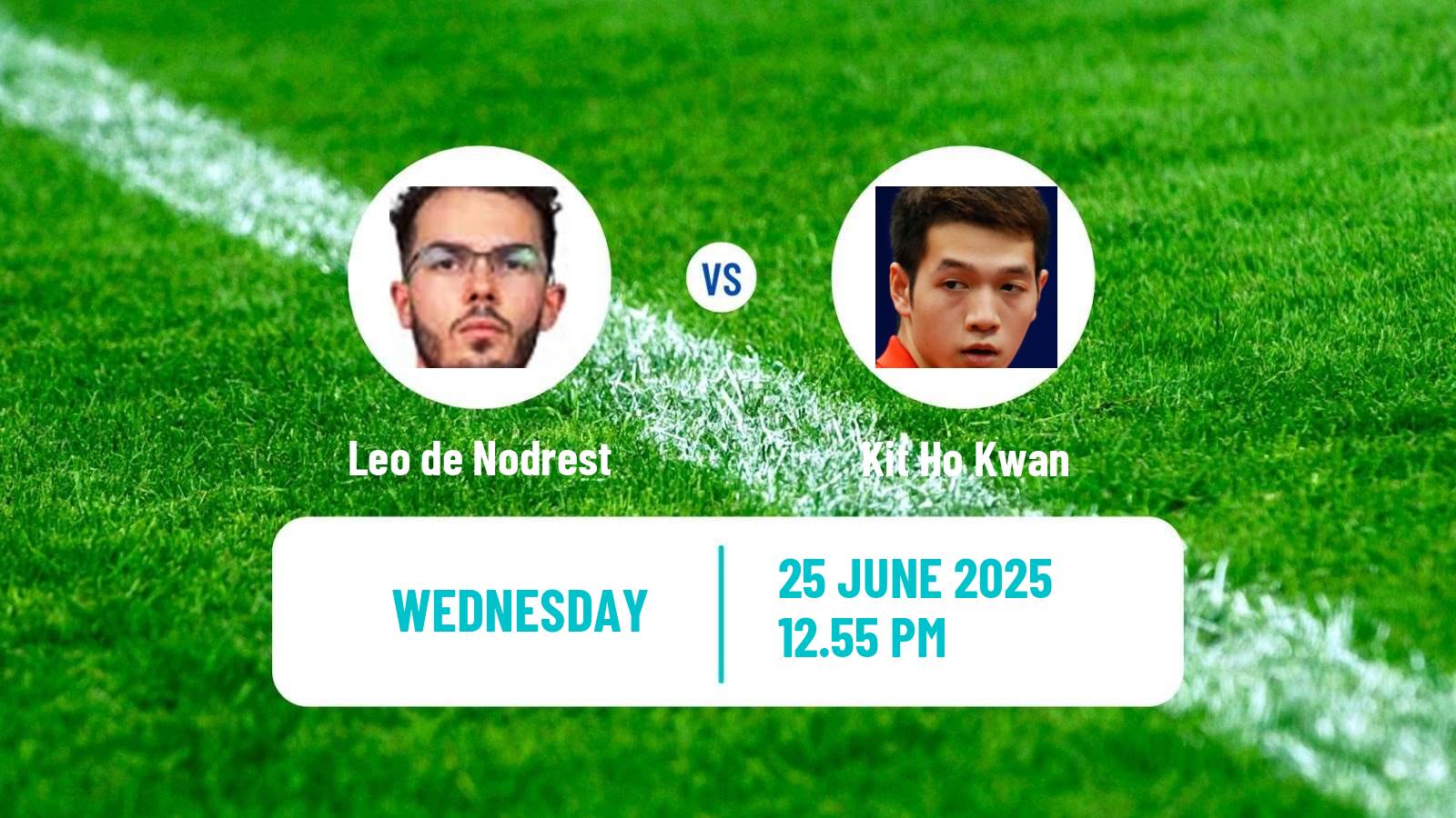 Table tennis Wtt Contender Zagreb Men Leo de Nodrest - Kit Ho Kwan