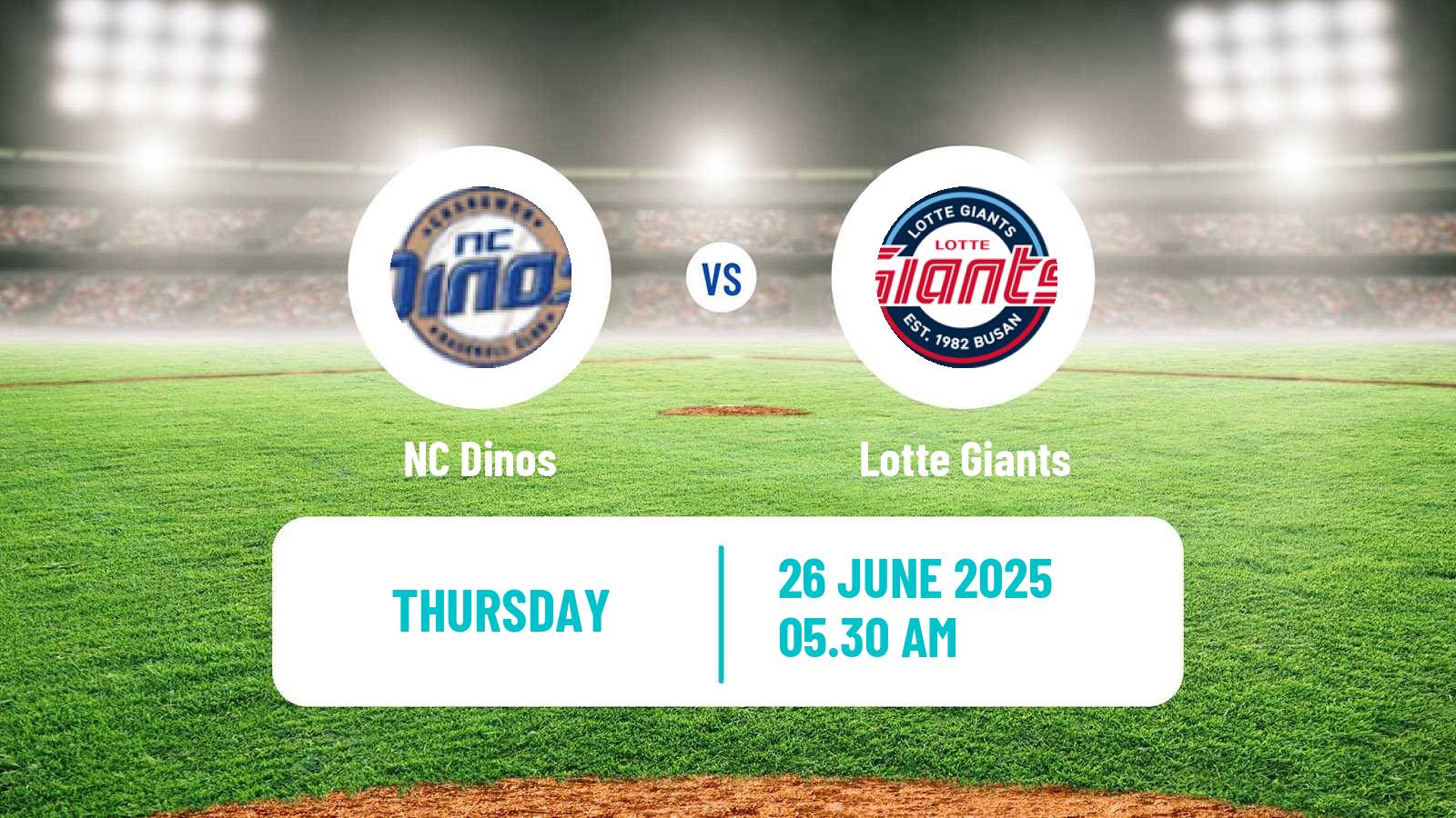 Baseball KBO NC Dinos - Lotte Giants