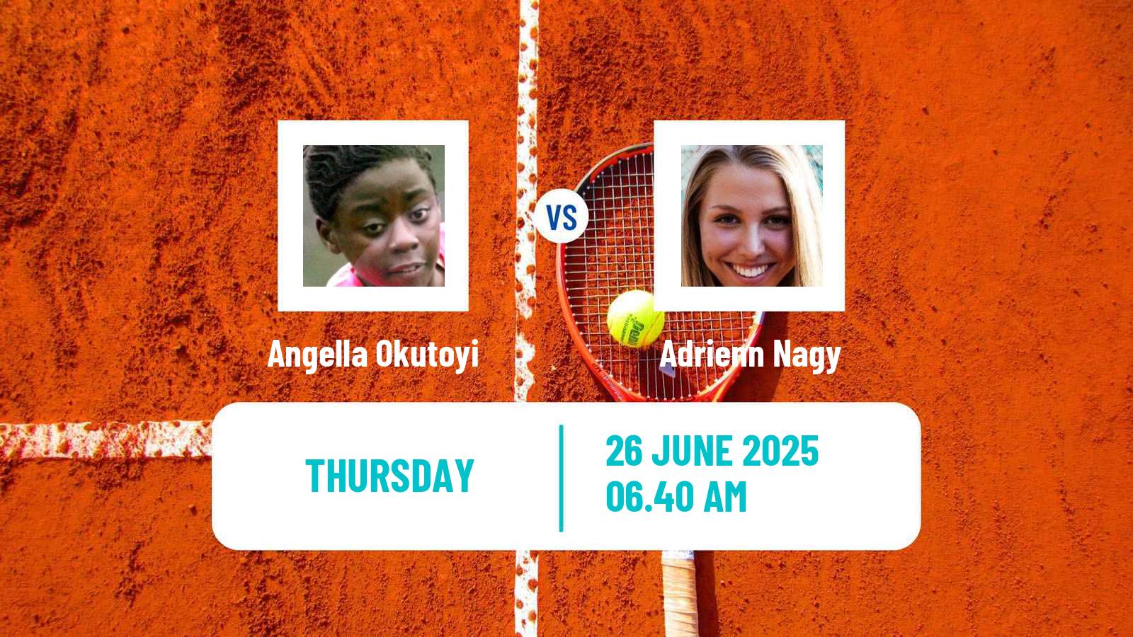 Tennis ITF W15 Alkmaar Women Angella Okutoyi - Adrienn Nagy
