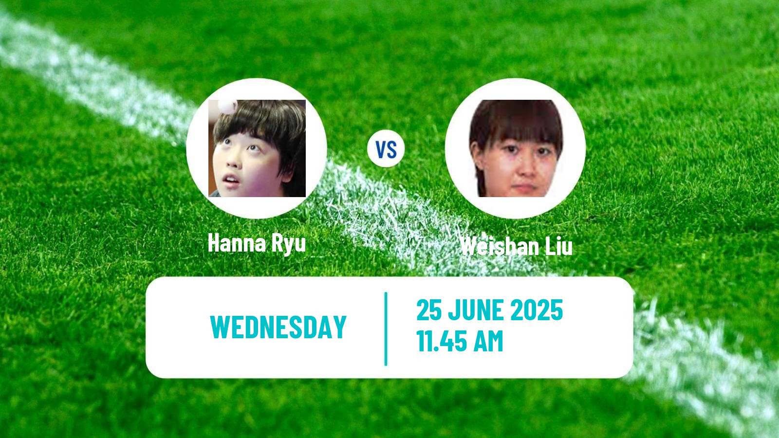Table tennis Wtt Contender Zagreb Women Hanna Ryu - Weishan Liu
