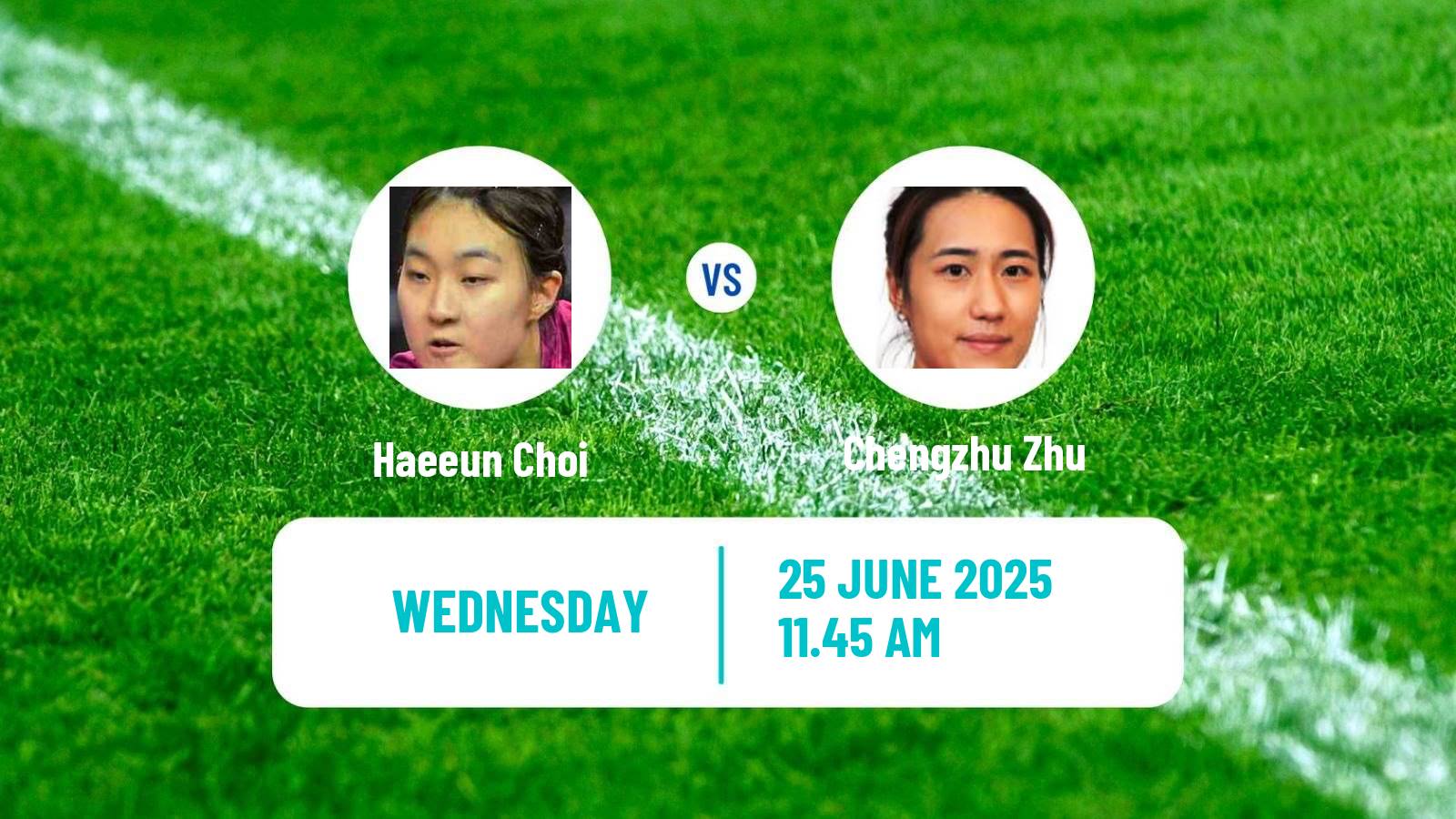 Table tennis Wtt Contender Zagreb Women Haeeun Choi - Chengzhu Zhu