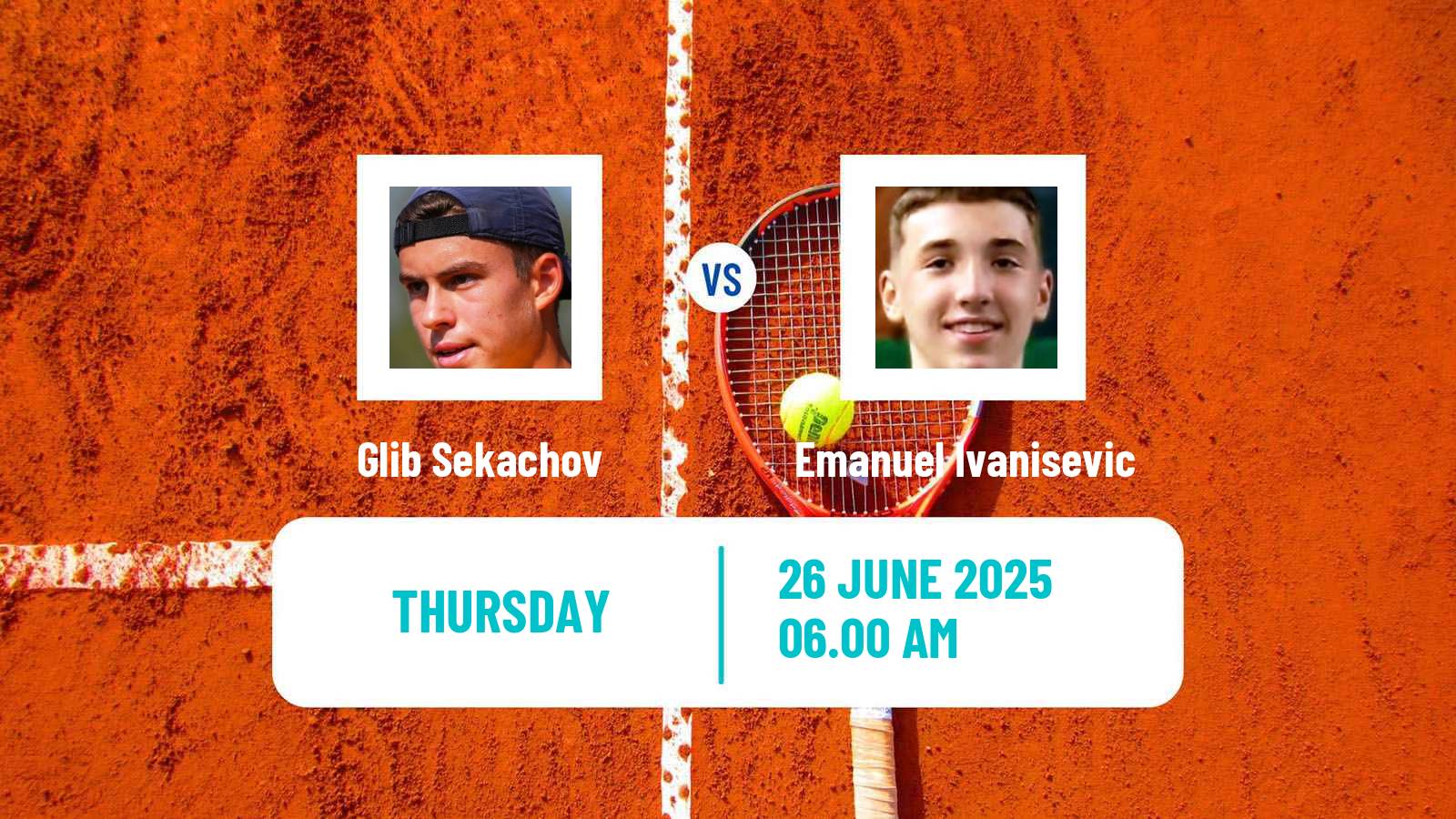 Tennis ITF M15 Zagreb Men Glib Sekachov - Emanuel Ivanisevic