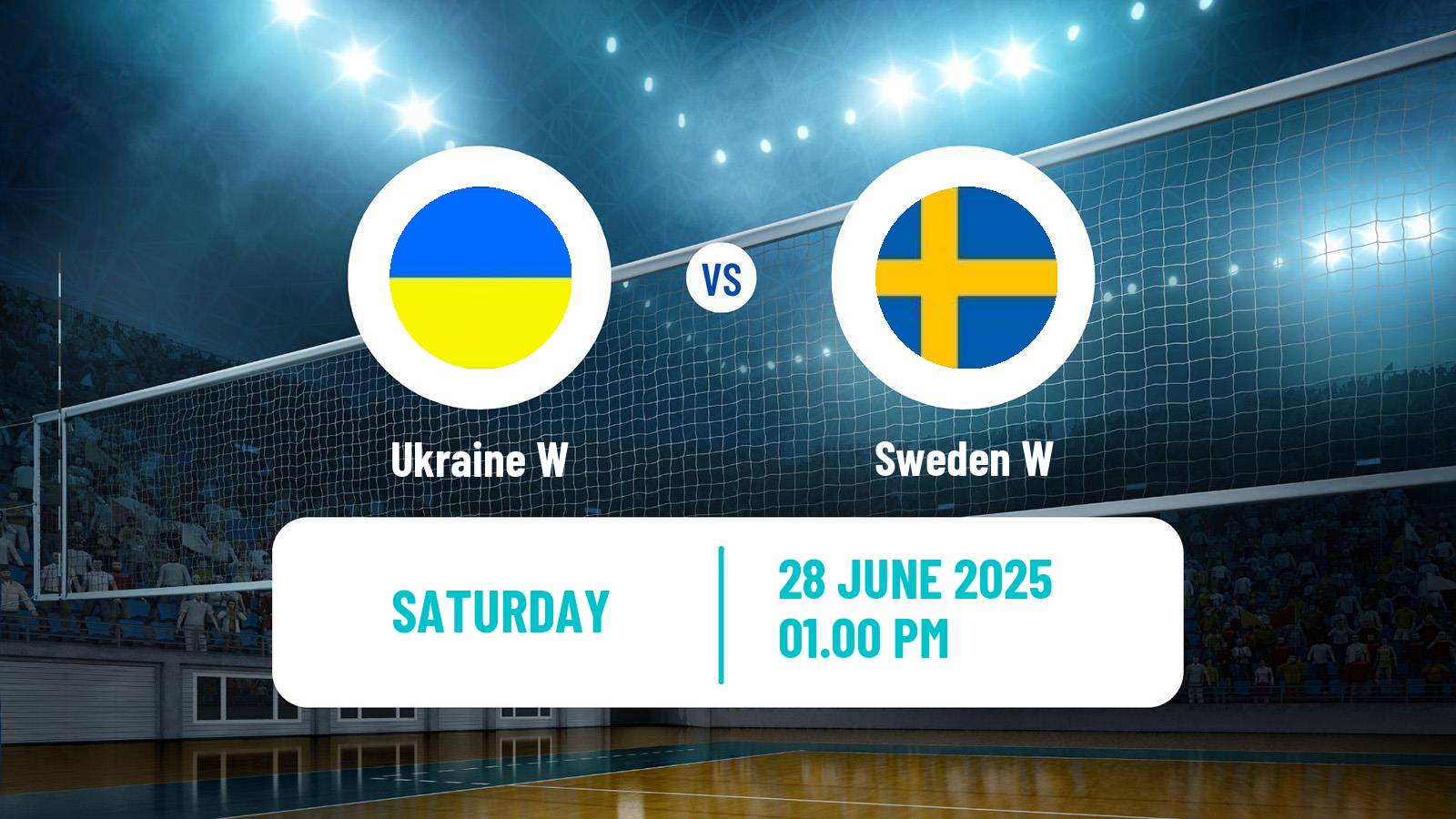 Volleyball Golden European League Volleyball Women Ukraine W - Sweden W