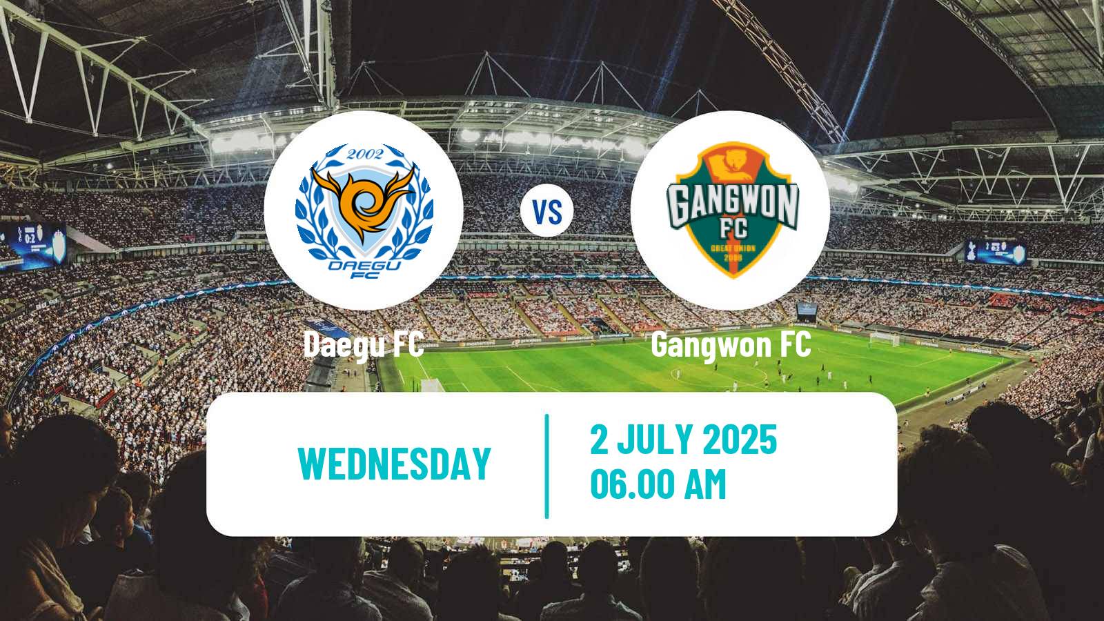 Soccer South Korean Cup Daegu - Gangwon