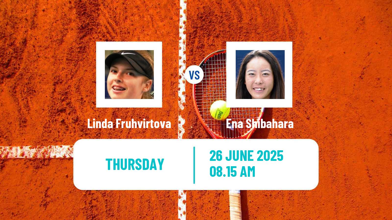 Tennis WTA Wimbledon Linda Fruhvirtova - Ena Shibahara