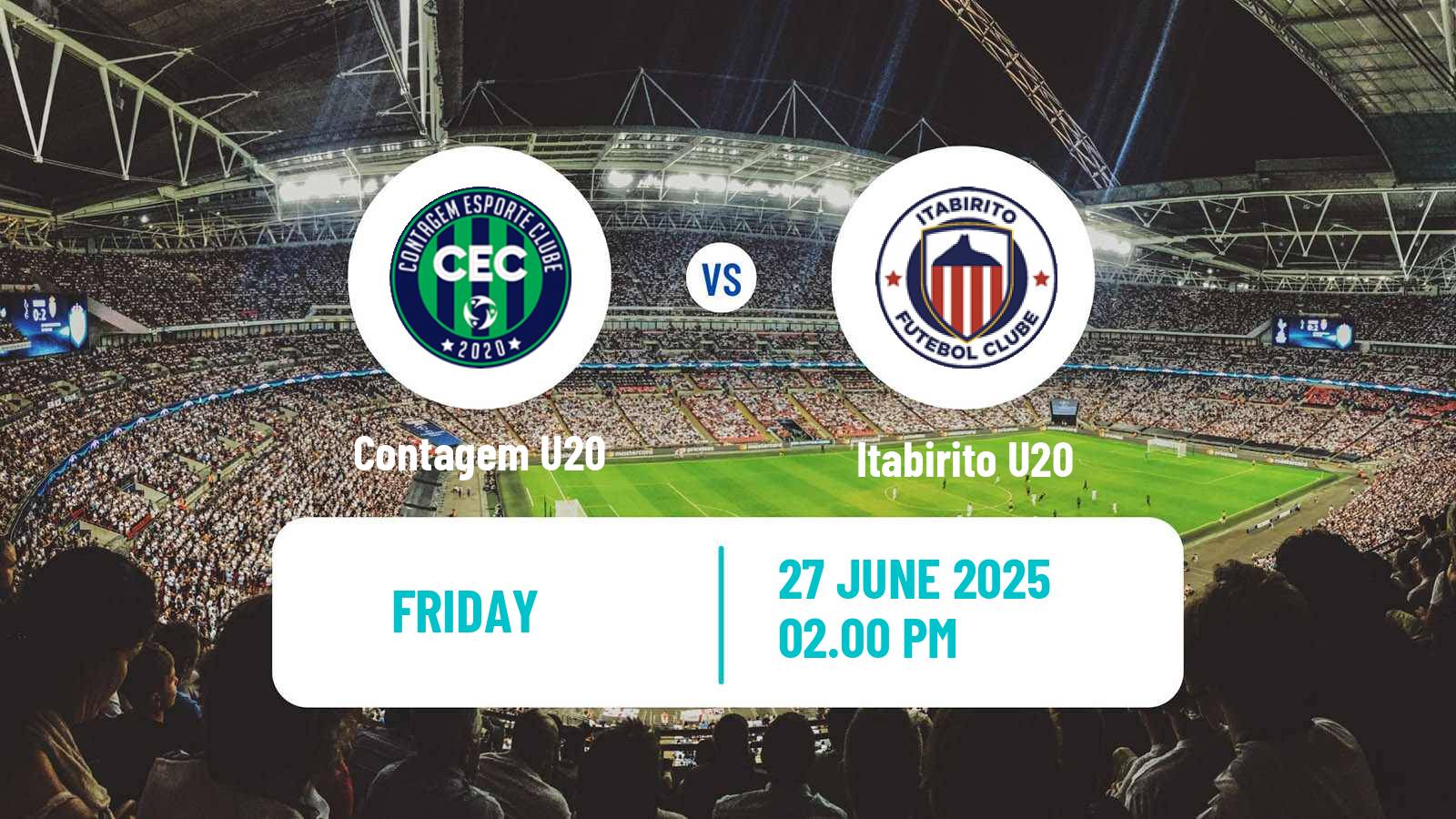 Soccer Brazilian Mineiro U20 Contagem U20 - Itabirito U20