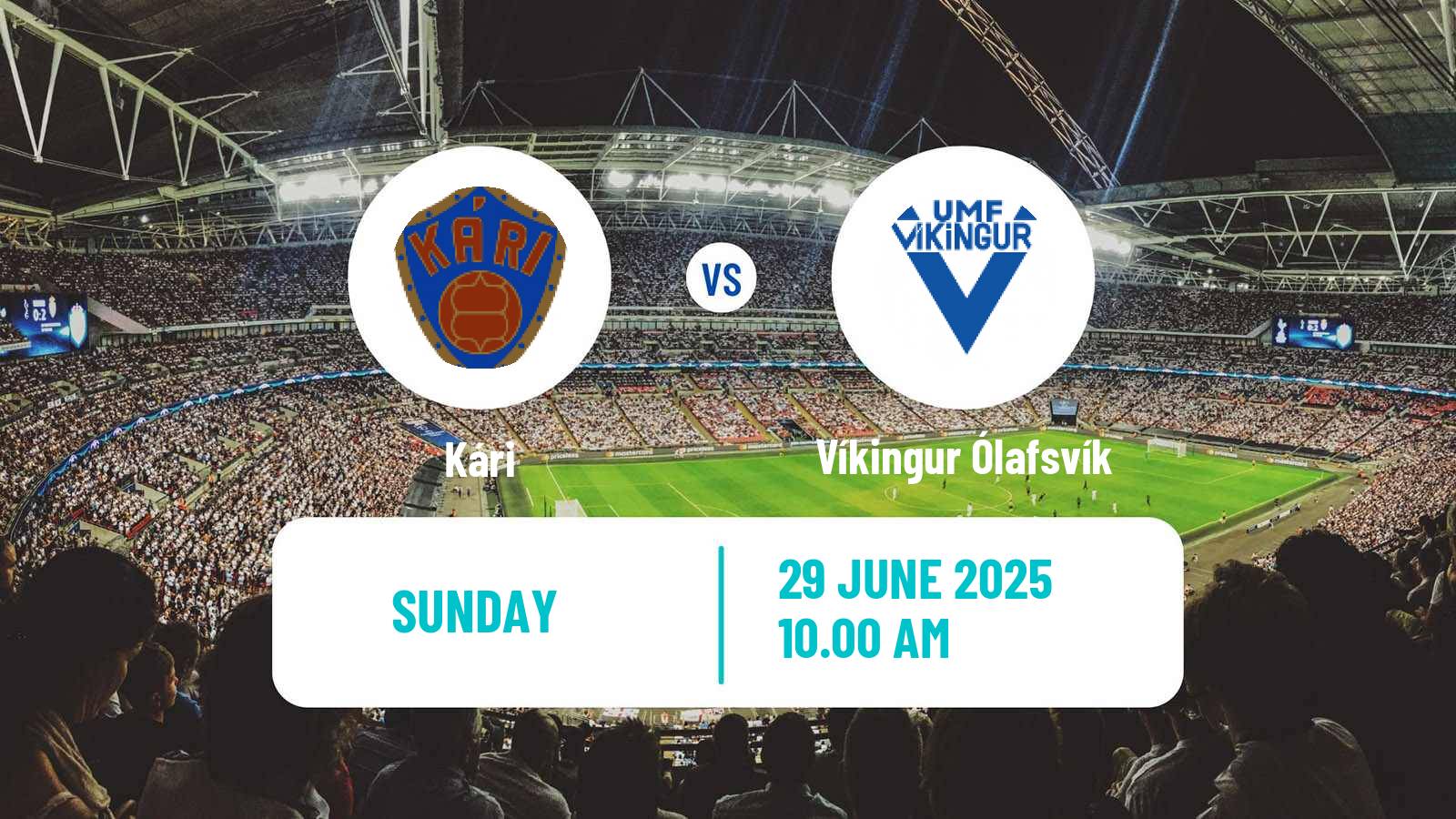 Soccer Icelandic Division 2 Kári - Víkingur Ólafsvík