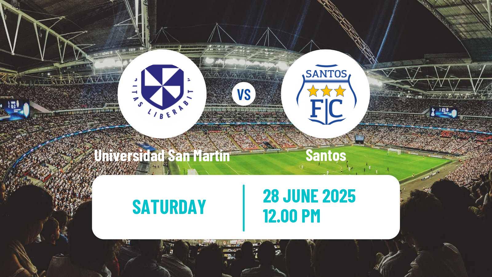 Soccer Peruvian Liga 2 Universidad San Martín - Santos