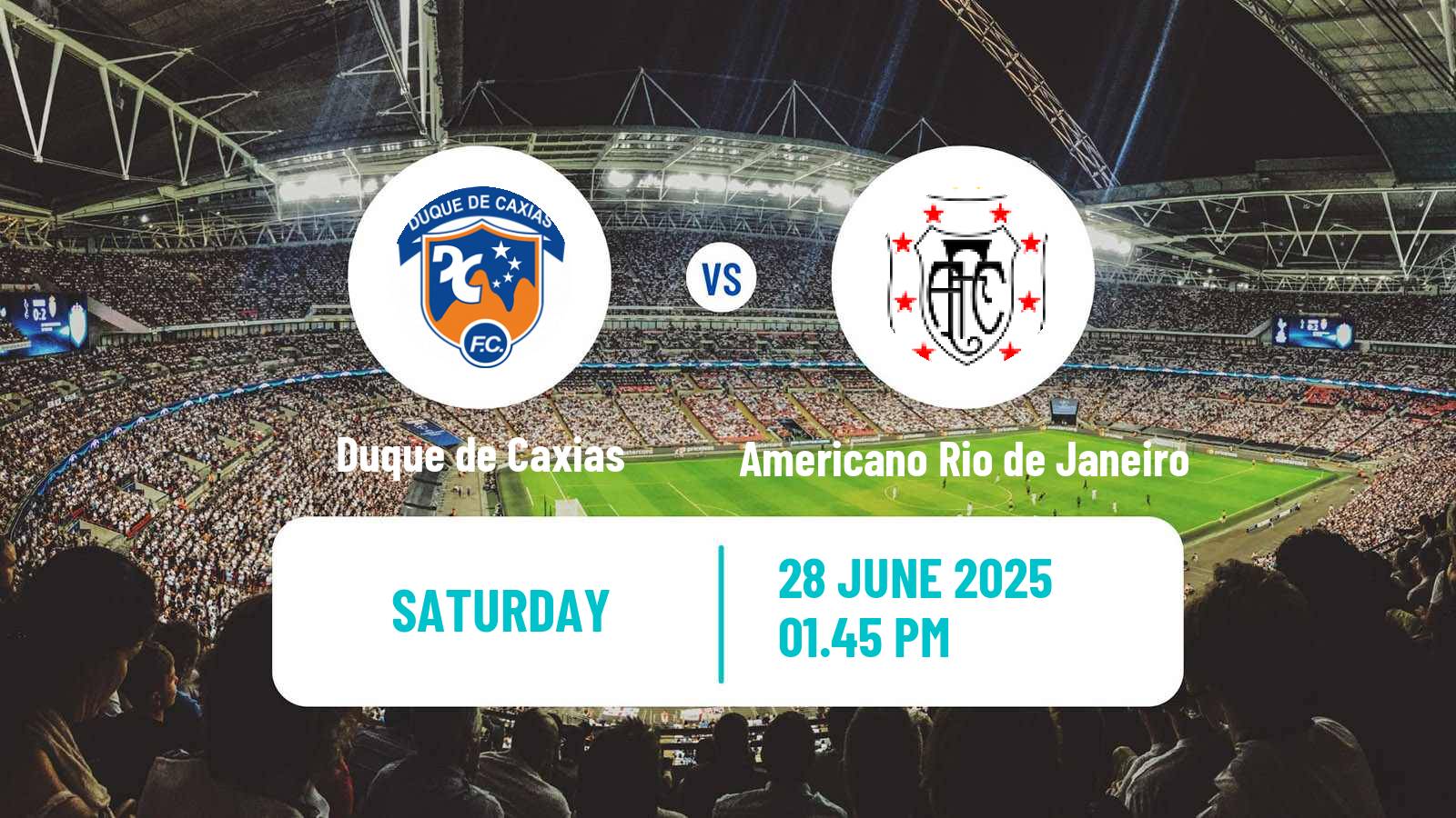Soccer Brazilian Campeonato Carioca 2 Duque de Caxias - Americano Rio de Janeiro