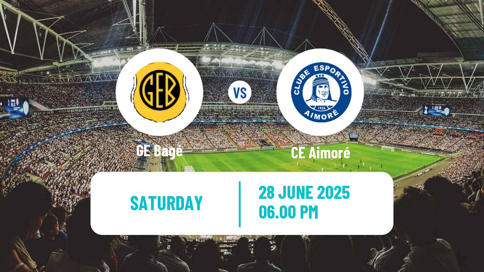Soccer Brazilian Campeonato Gaucho 2 GE Bagé - Aimoré