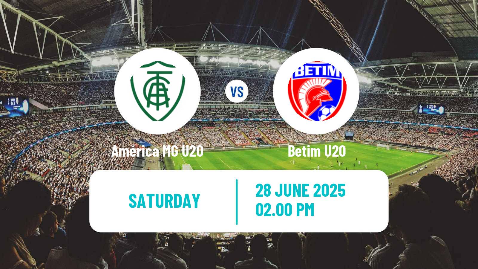 Soccer Brazilian Mineiro U20 América MG U20 - Betim U20