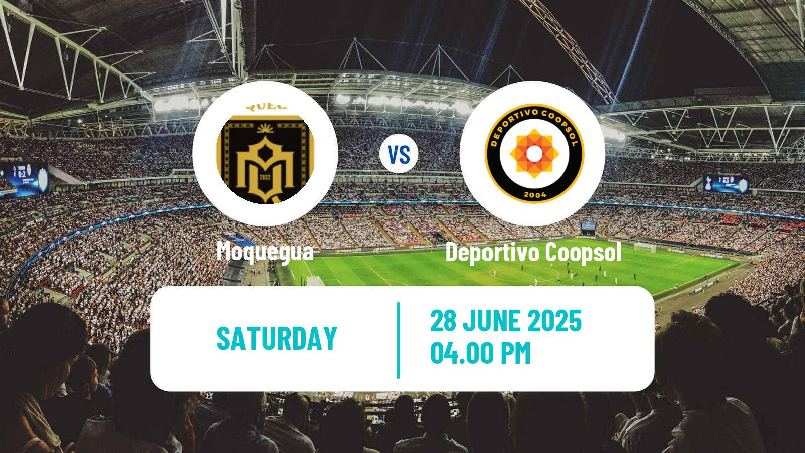 Soccer Peruvian Liga 2 Moquegua - Deportivo Coopsol