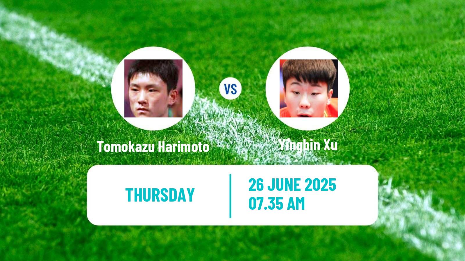 Table tennis Wtt Contender Zagreb Men Tomokazu Harimoto - Yingbin Xu