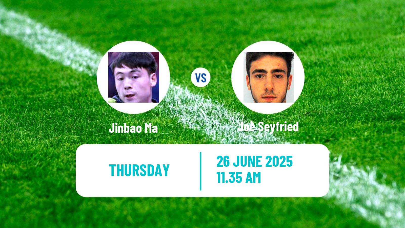 Table tennis Wtt Contender Zagreb Men Jinbao Ma - Joe Seyfried
