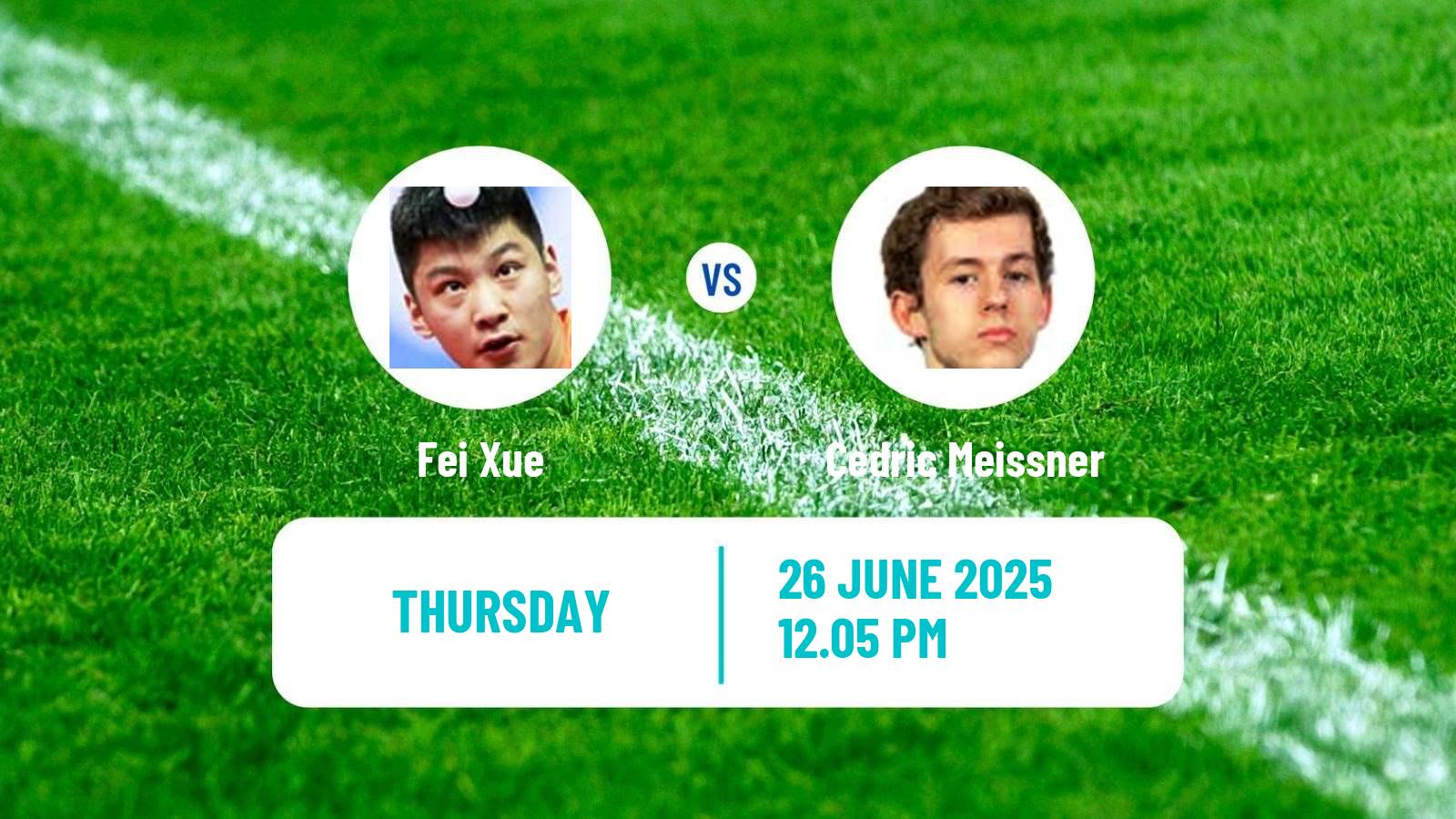Table tennis Wtt Contender Zagreb Men Fei Xue - Cedric Meissner