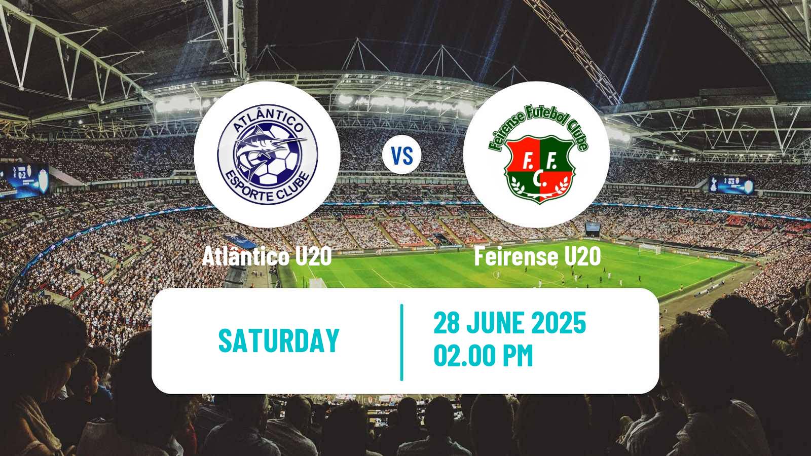 Soccer Brazilian Baiano U20 Atlântico U20 - Feirense U20