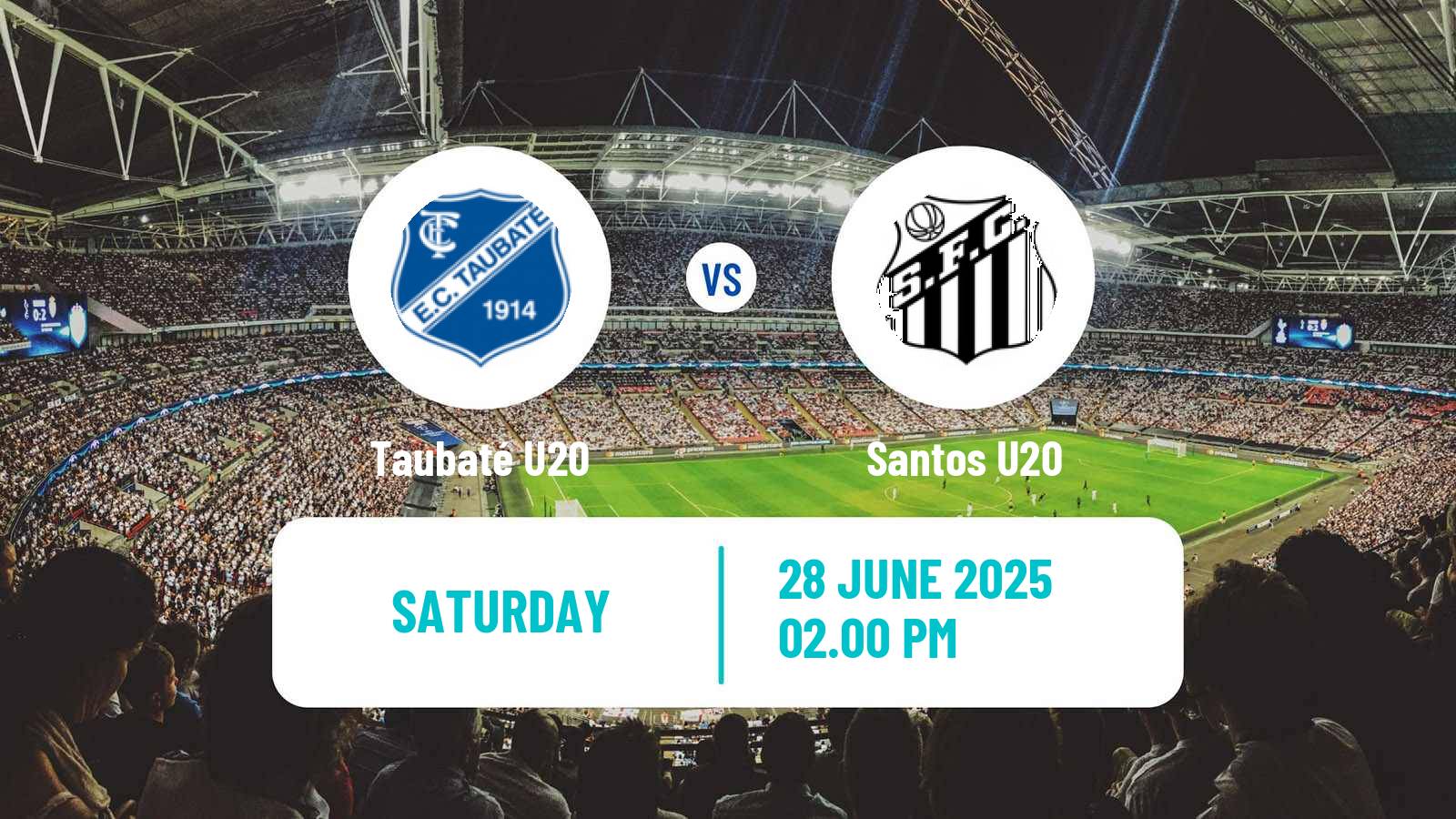 Soccer Brazilian Paulista U20 Taubaté U20 - Santos U20