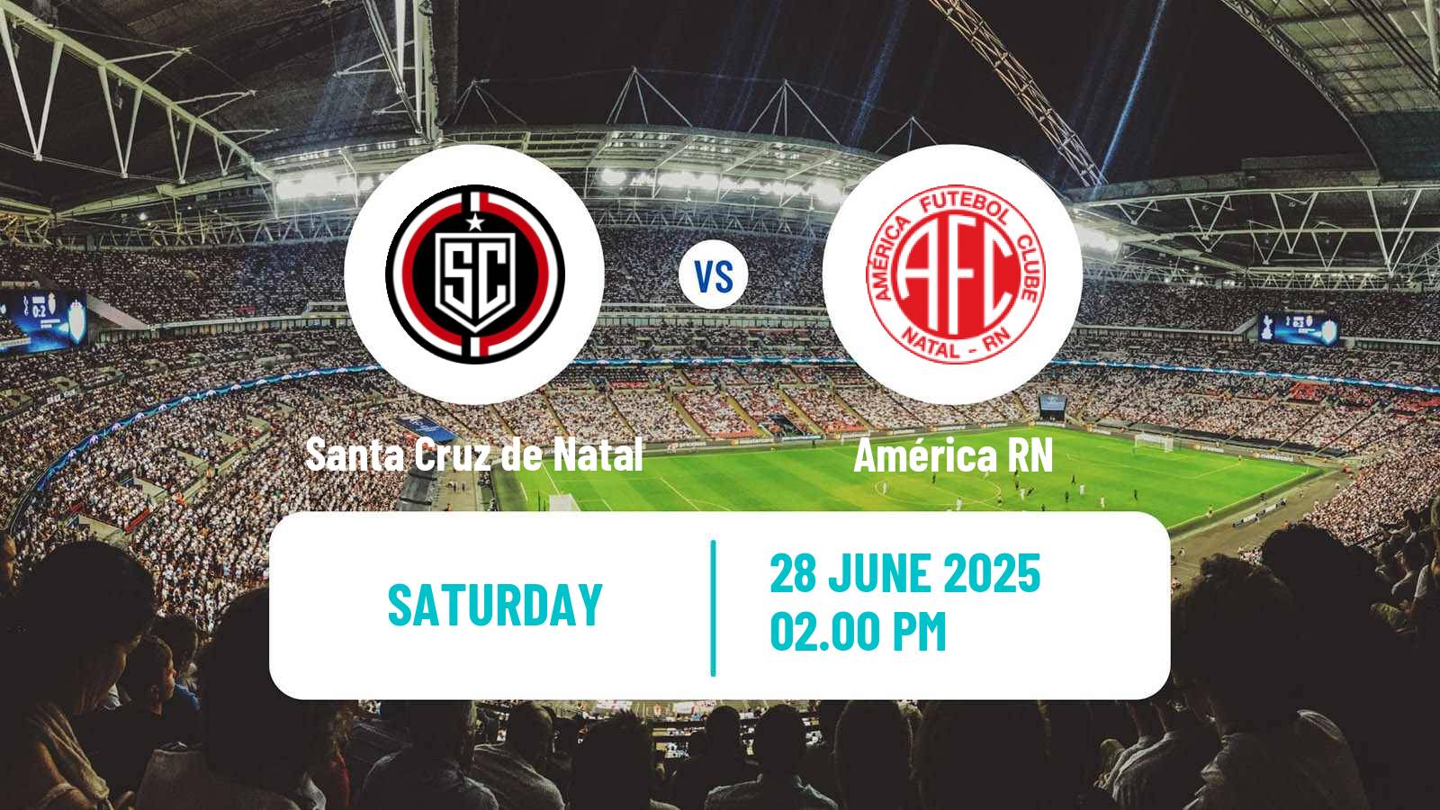 Soccer Brazilian Serie D Santa Cruz de Natal - América RN